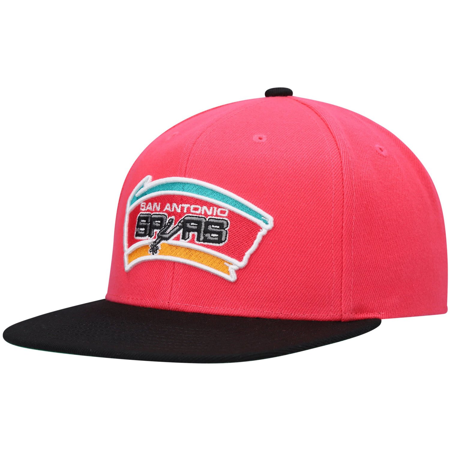 Mitchell  Ness San Antonio Spurs Hardwood Classics Snapback Hat                                                                  - view number 3