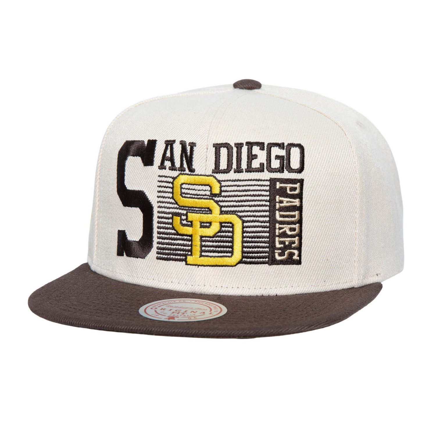 Mitchell  Ness San Diego Padres Cooperstown Collection Speed Zone Snapback Hat