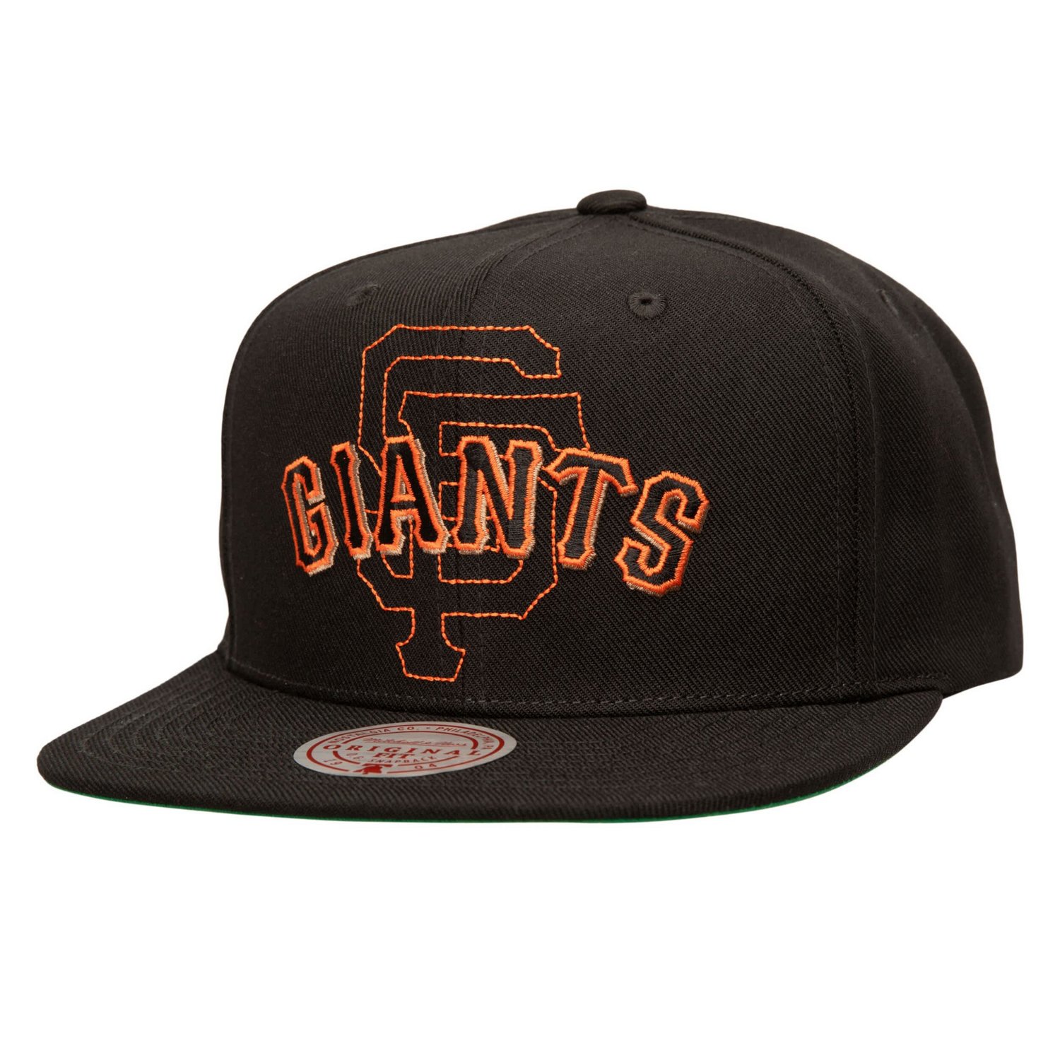 Mitchell  Ness San Francisco Giants Double Up Snapback Hat                                                                      