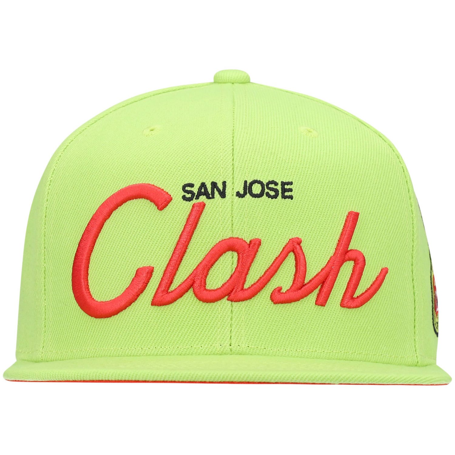 Mitchell  Ness San Jose Clash Historic Logo Since '96 Foundation Script Snapback Hat - view number 2