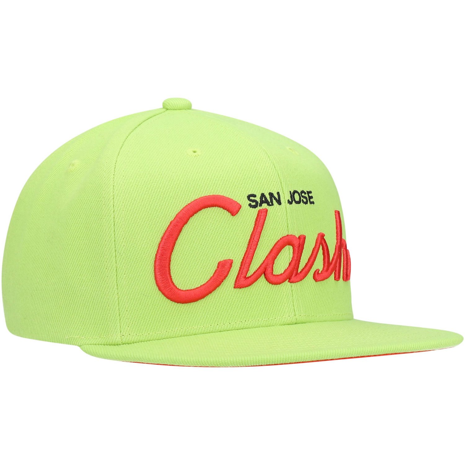 Mitchell  Ness San Jose Clash Historic Logo Since '96 Foundation Script Snapback Hat