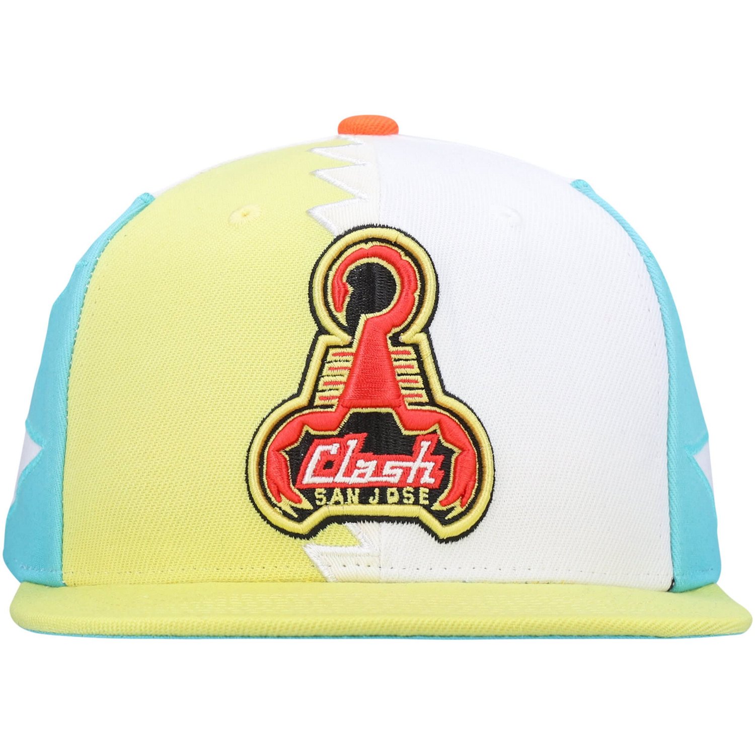 Mitchell  Ness San Jose Clash Historic Logo Since '96 Jersey Hook Snapback Hat - view number 2