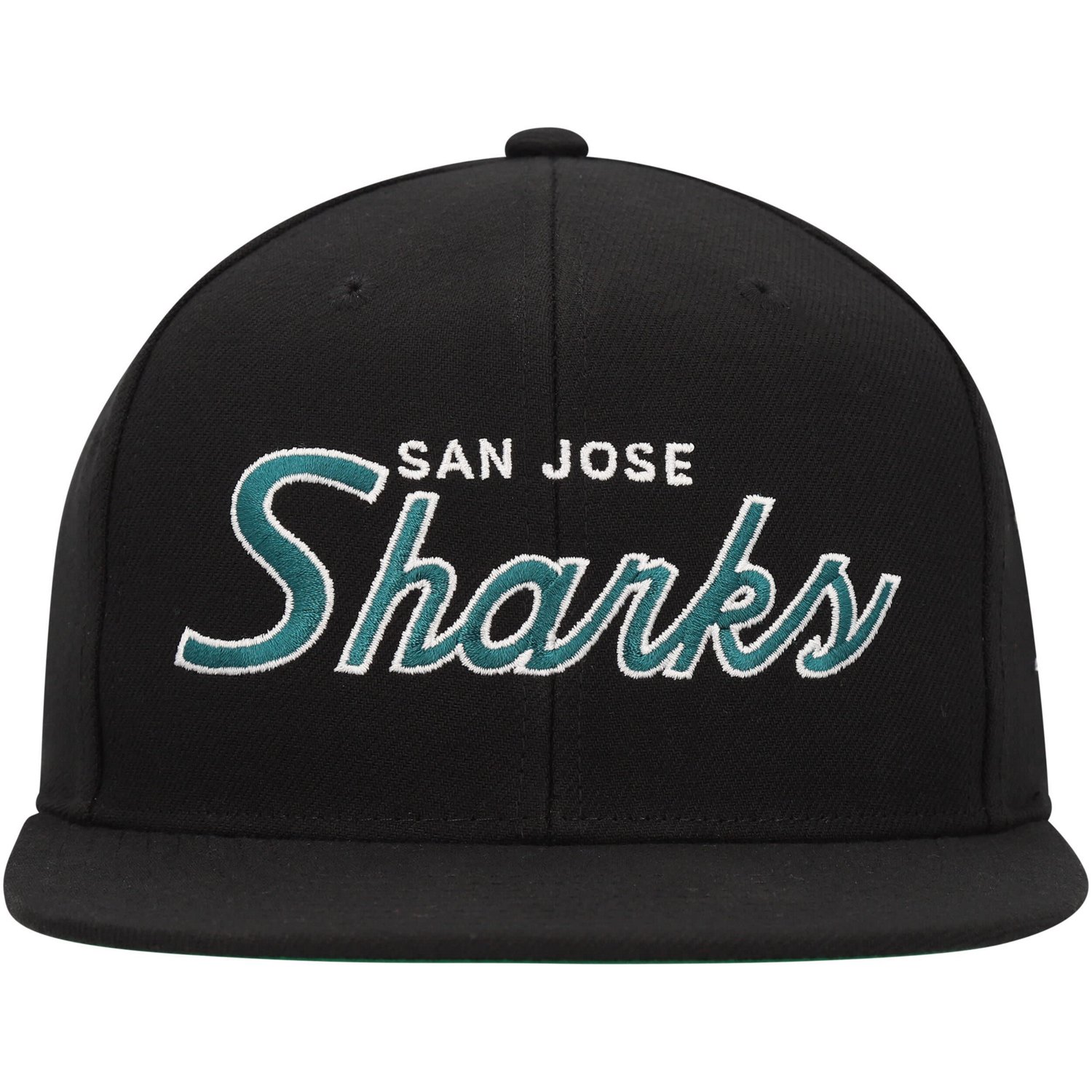 Mitchell  Ness San Jose Sharks Core Team Script 20 Snapback Hat - view number 2