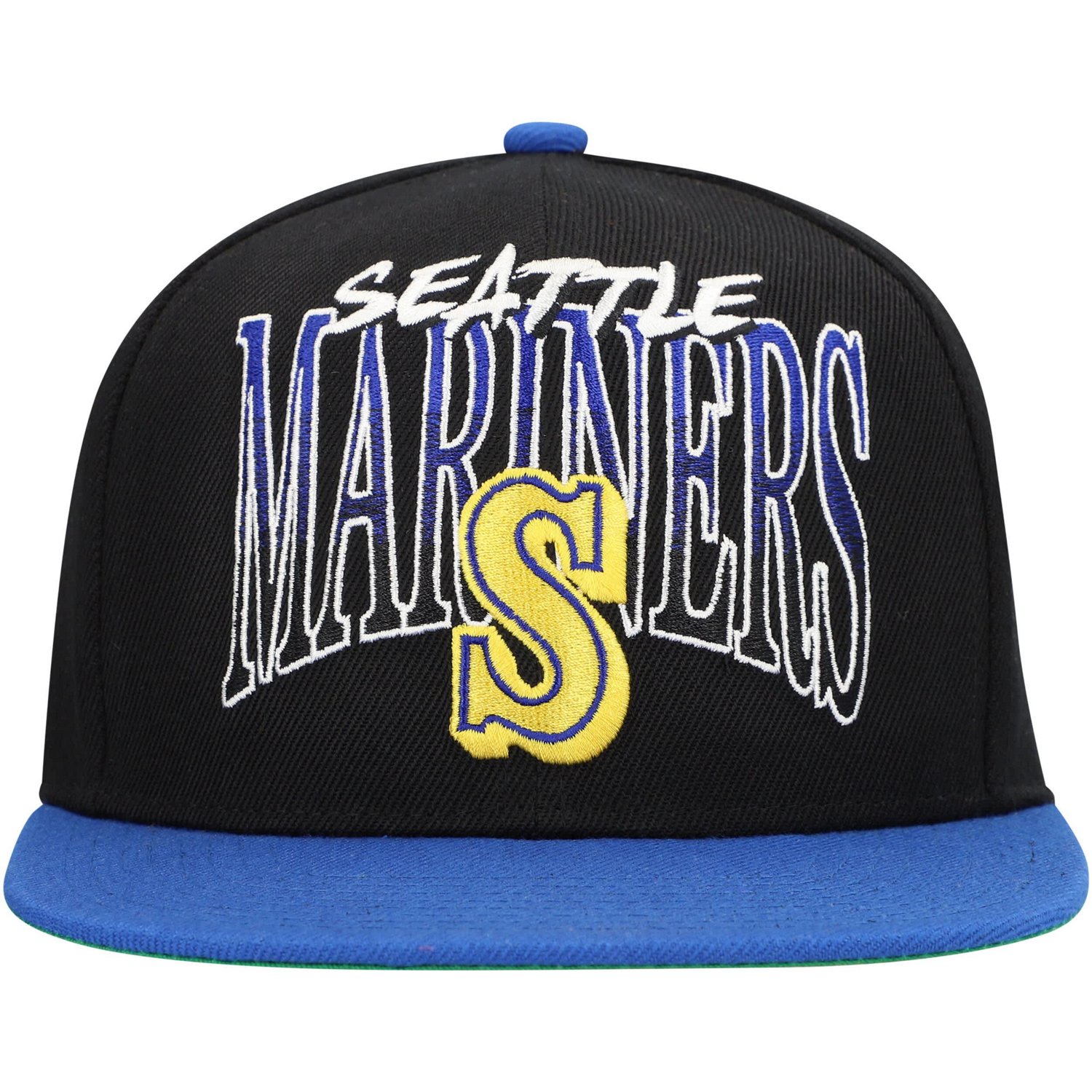 Mitchell  Ness Seattle Mariners Rise Up Snapback Hat - view number 2