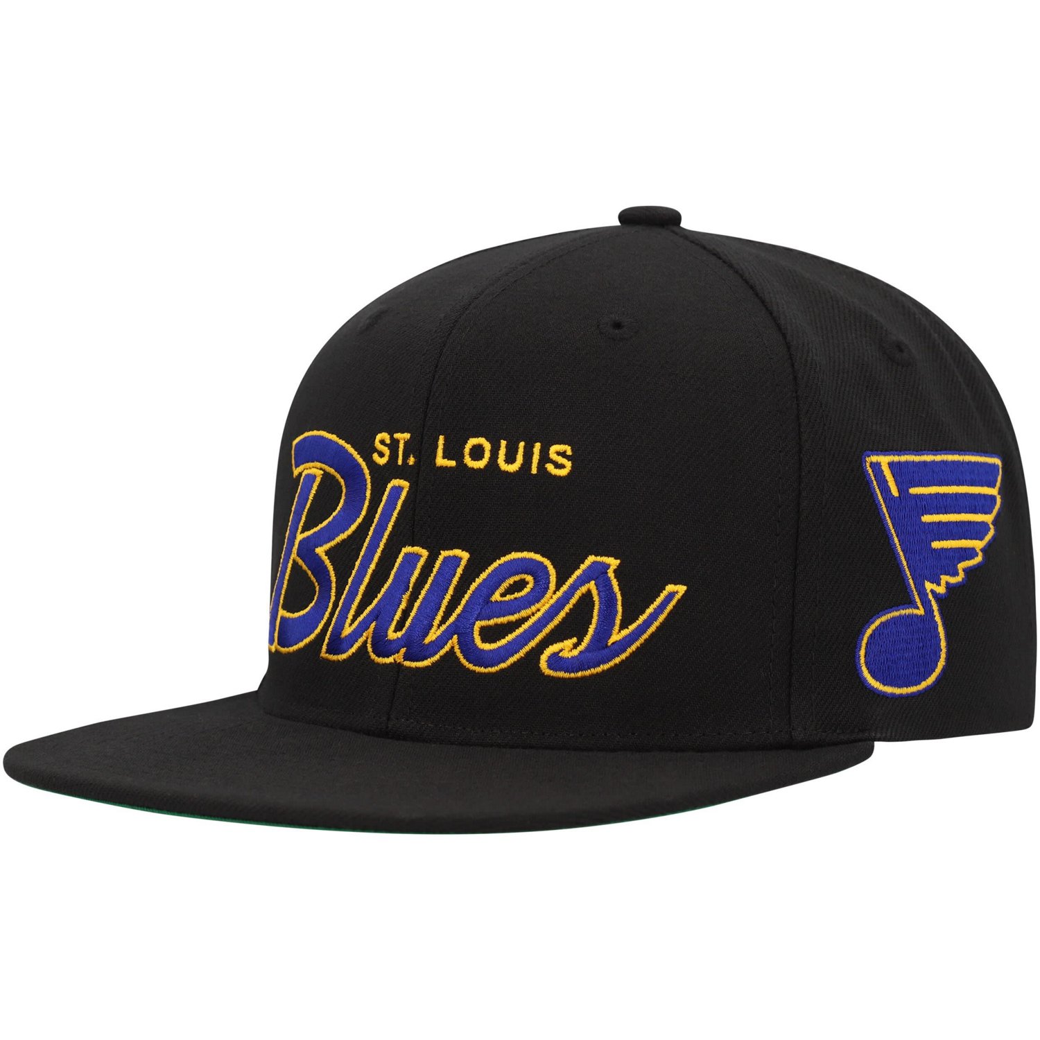 Mitchell  Ness St Louis Blues Core Team Script 20 Snapback Hat