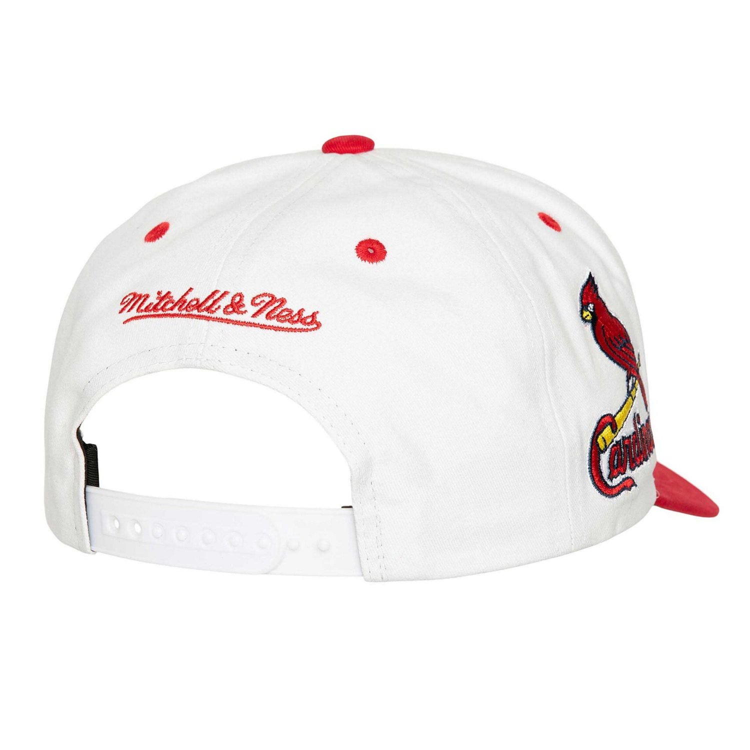 Mitchell  Ness St Louis Cardinals Cooperstown Collection Tail Sweep Pro Snapback Hat