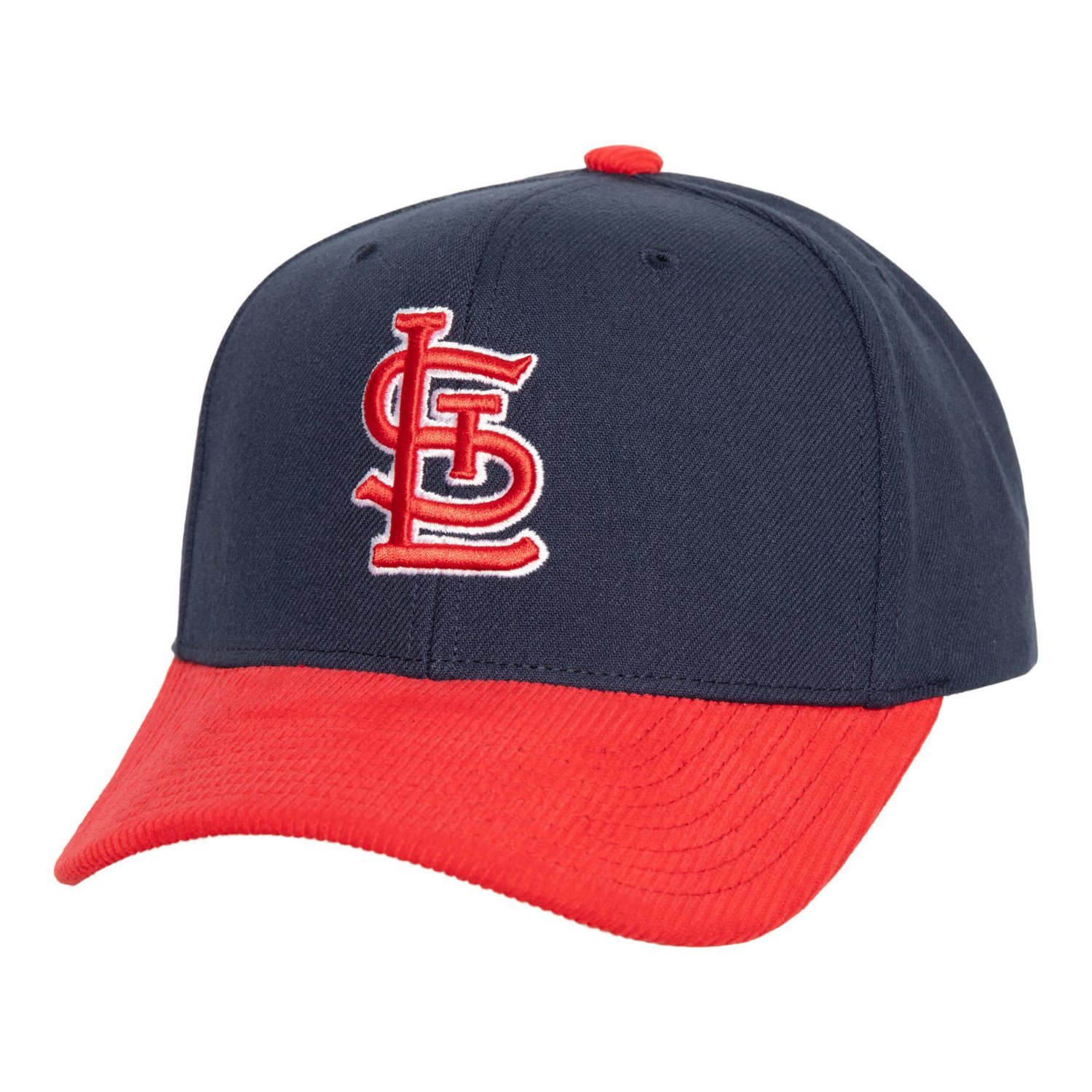 Mitchell  Ness St Louis Cardinals Corduroy Pro Snapback Hat