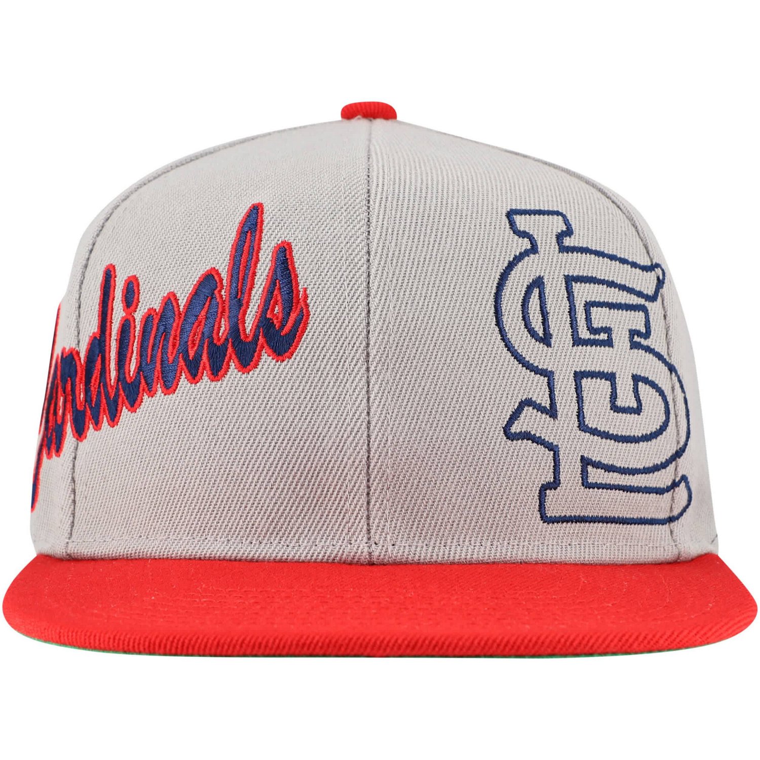 Mitchell  Ness St Louis Cardinals Knock Out Panel Snapback Hat