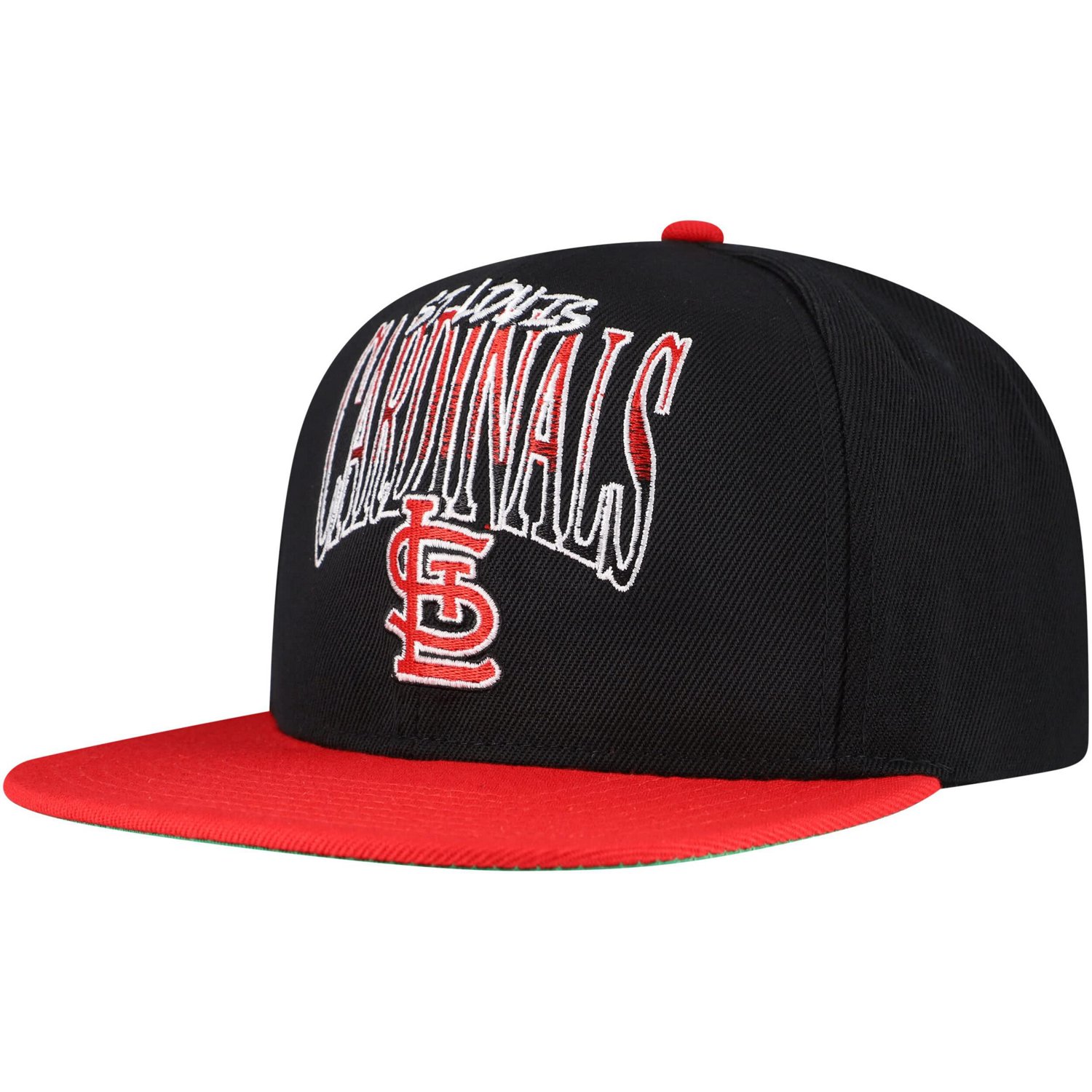 Mitchell  Ness St Louis Cardinals Rise Up Snapback Hat