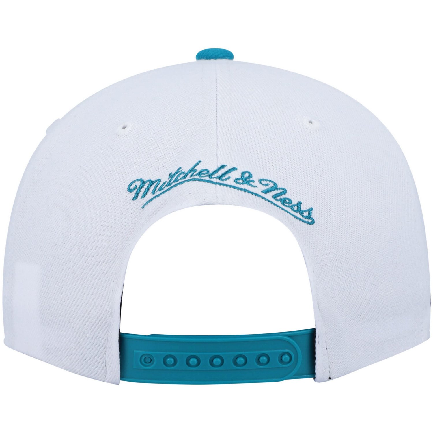 Mitchell  Ness Teal Charlotte Hornets Hardwood Classics Snapback Hat - view number 4