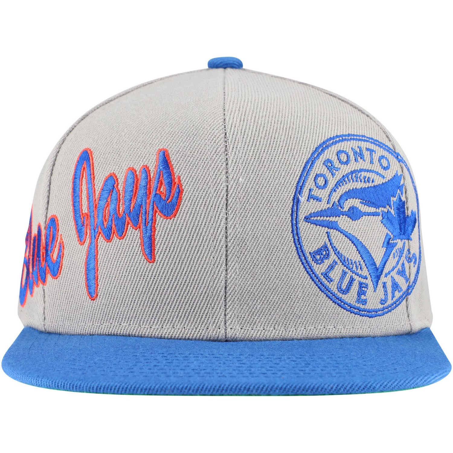 Mitchell  Ness Toronto Jays Knock Out Panel Snapback Hat - view number 2