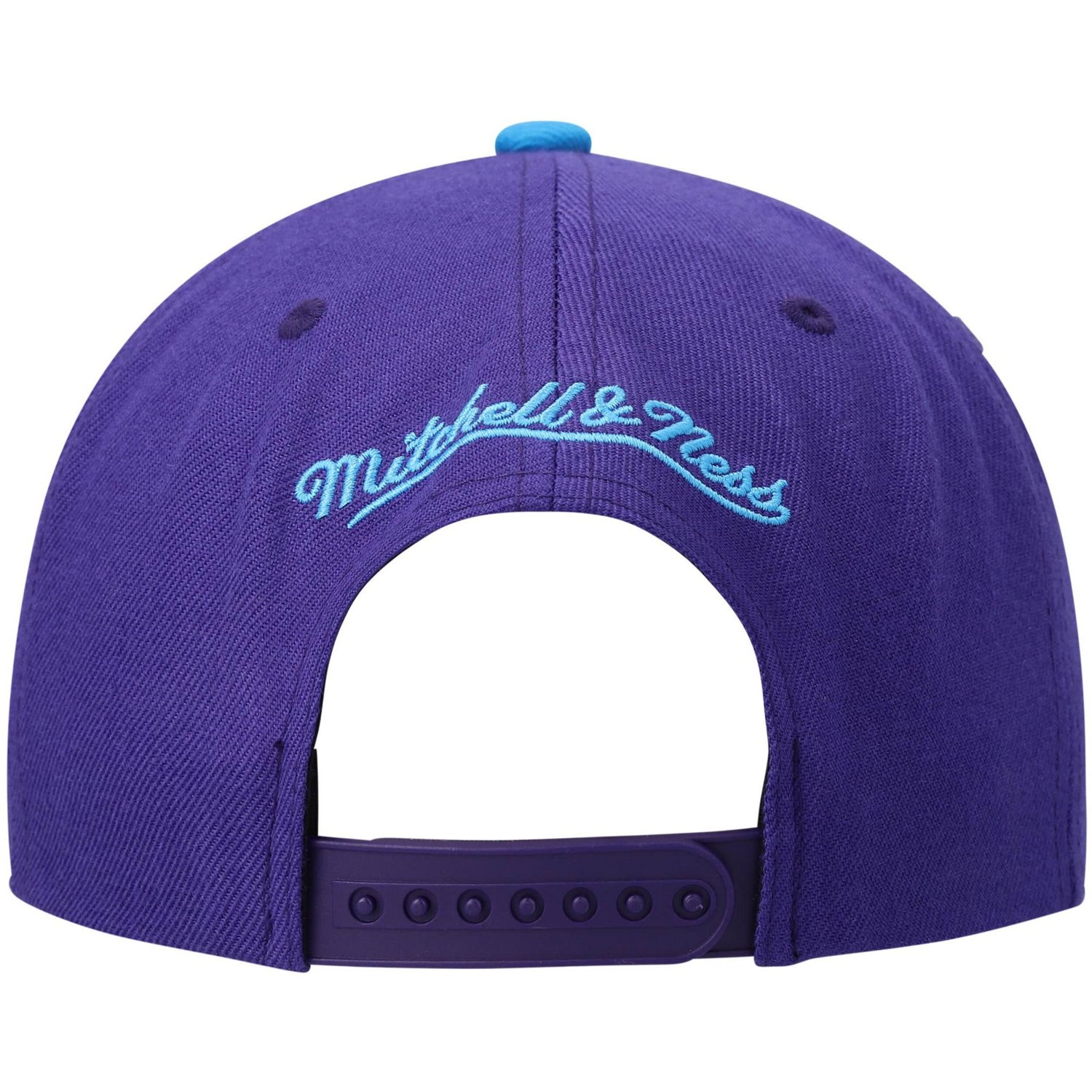Mitchell  Ness /Turquoise Utah Jazz Hardwood Classics Team Two-Tone 20 Snapback Hat                                              - view number 4