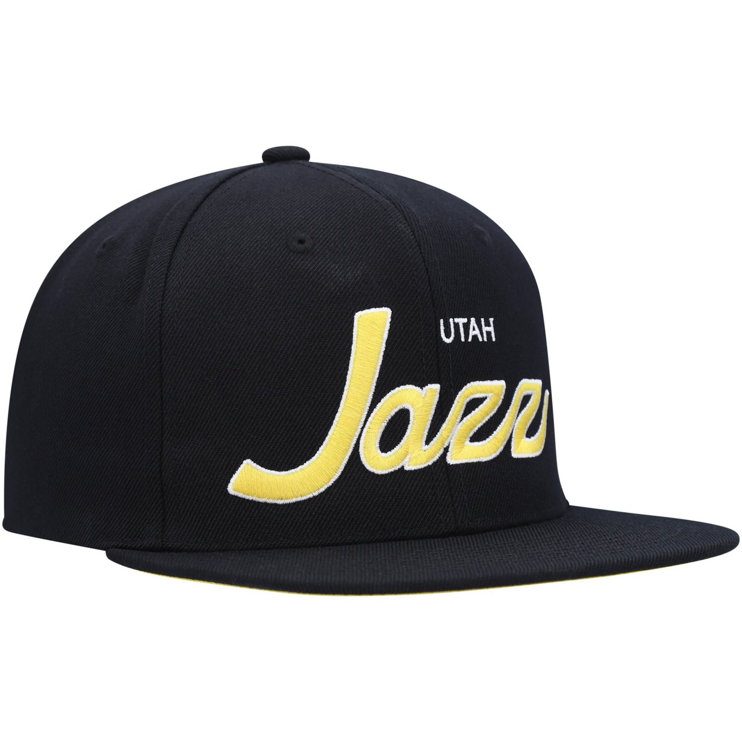 Mitchell  Ness Utah Jazz Hardwood Classics Script 20 Snapback Hat                                                                - view number 3