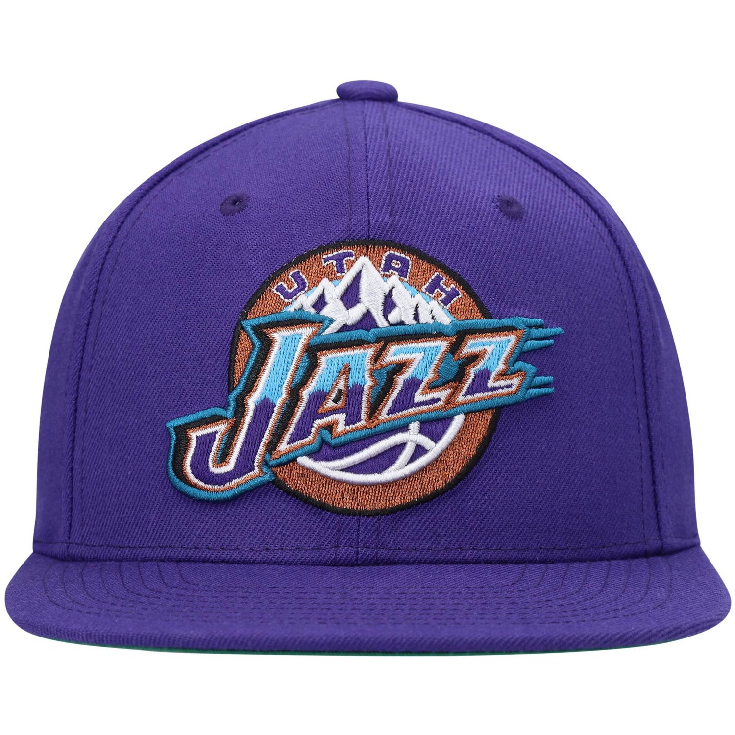 Mitchell  Ness Utah Jazz Hardwood Classics Team Ground 20 Snapback Hat                                                           - view number 2