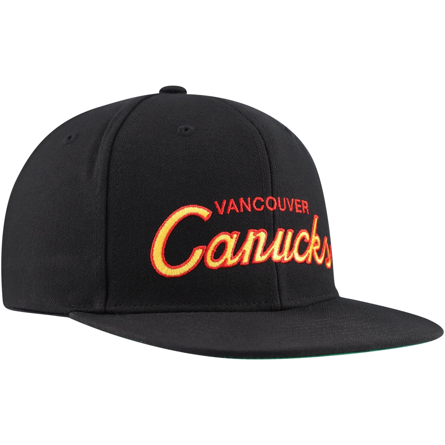 Mitchell  Ness Vancouver Canucks Core Team Script 20 Snapback Hat - view number 3