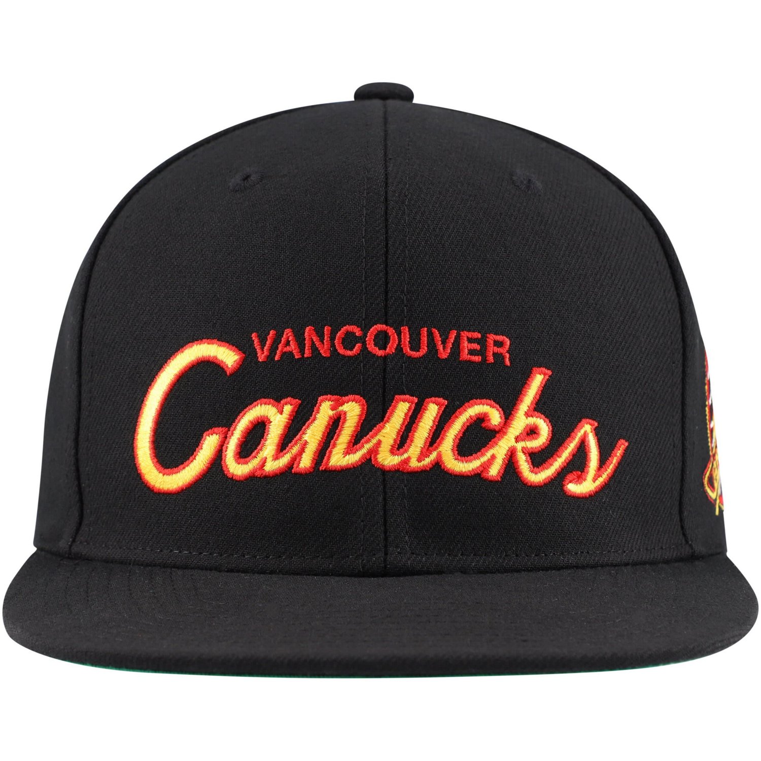 Mitchell  Ness Vancouver Canucks Core Team Script 20 Snapback Hat - view number 2