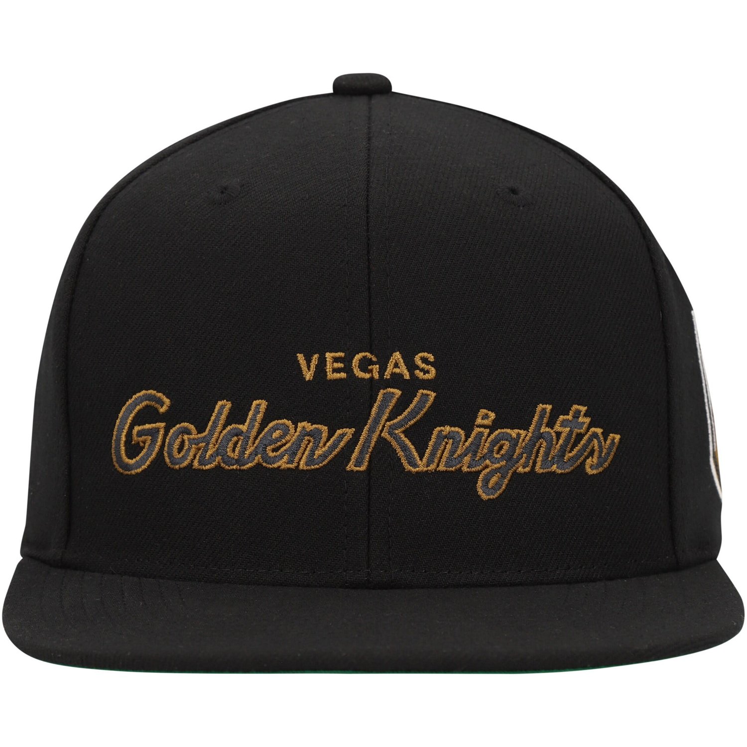 Mitchell  Ness Vegas Golden Knights Core Team Script 20 Snapback Hat                                                             - view number 2