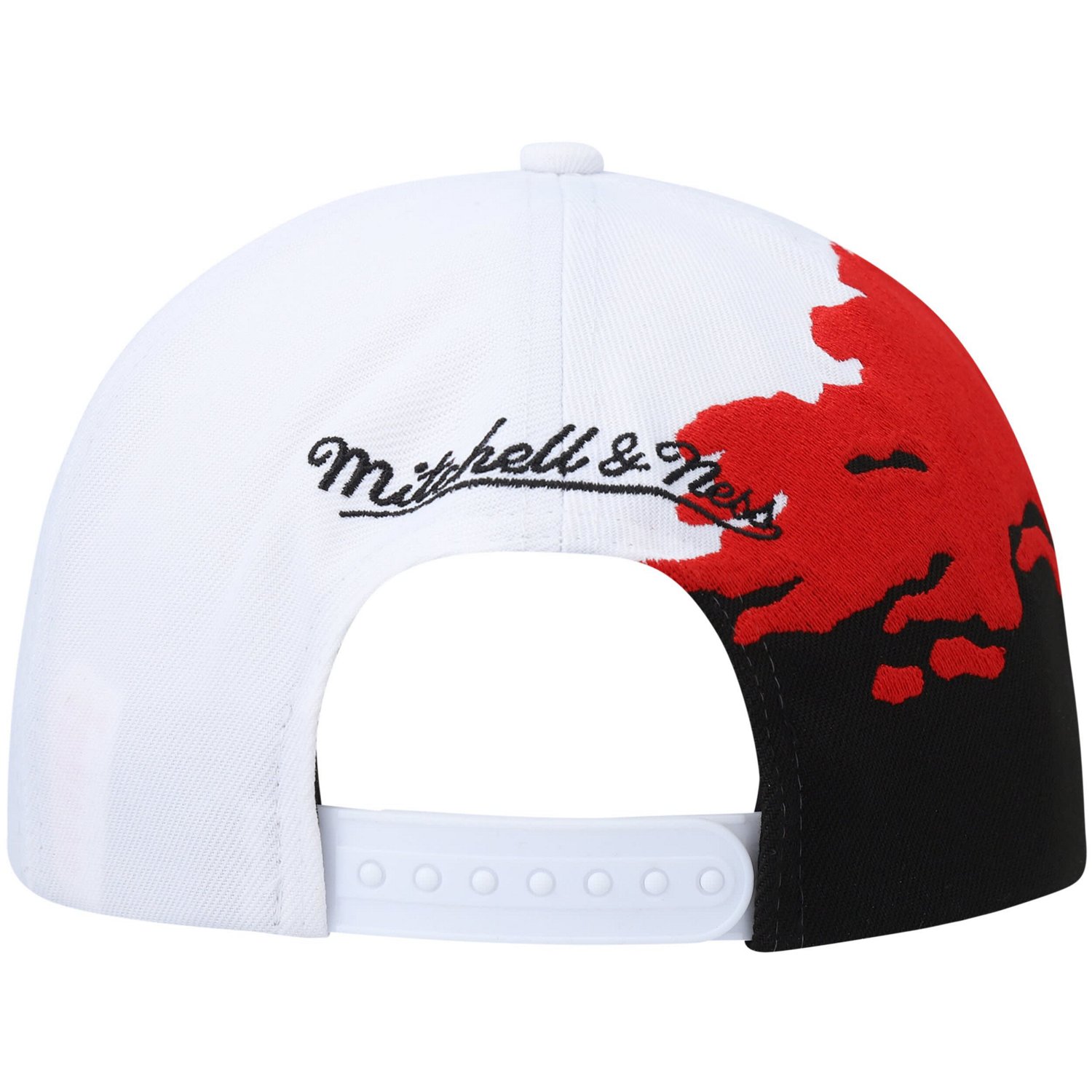 Mitchell  Ness White UNLV Rebels Paintbrush Snapback Hat - view number 4
