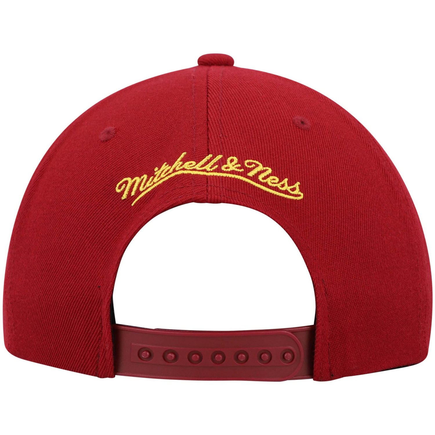 Mitchell  Ness Wine/ Cleveland Cavaliers Team Two-Tone 20 Snapback Hat - view number 4