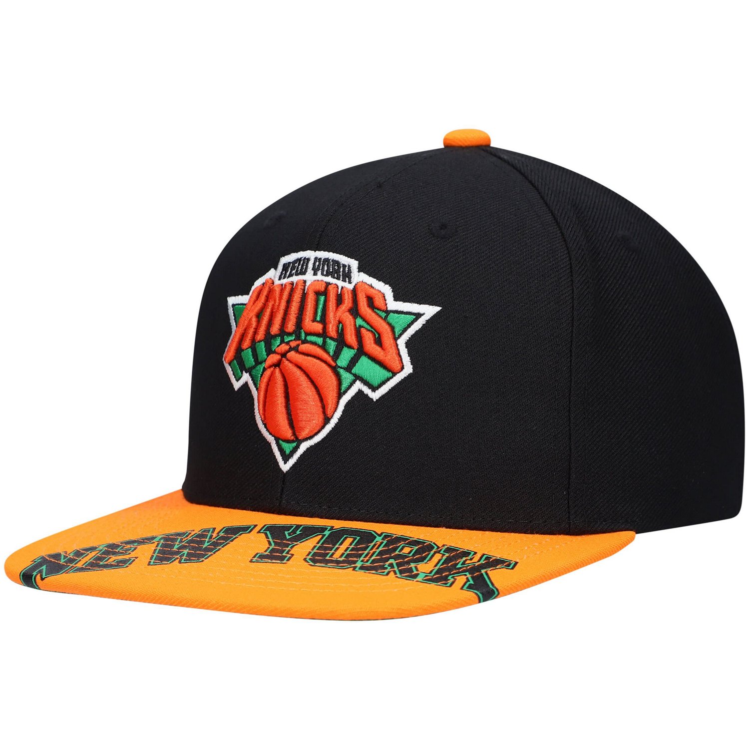 Mitchell  Ness x Lids /Orange New York Knicks Current Reload 30 Snapback Hat