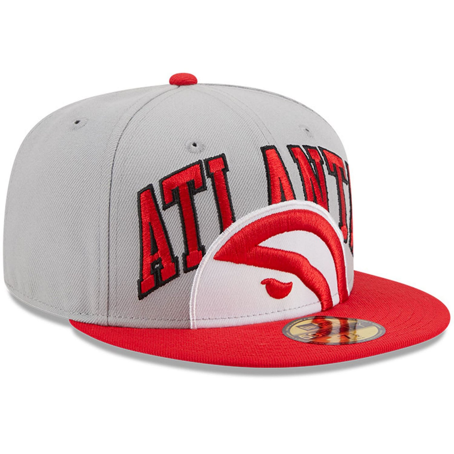 New Era / Atlanta Hawks Tip-Off Two-Tone 59FIFTY Fitted Hat                                                                      - view number 3