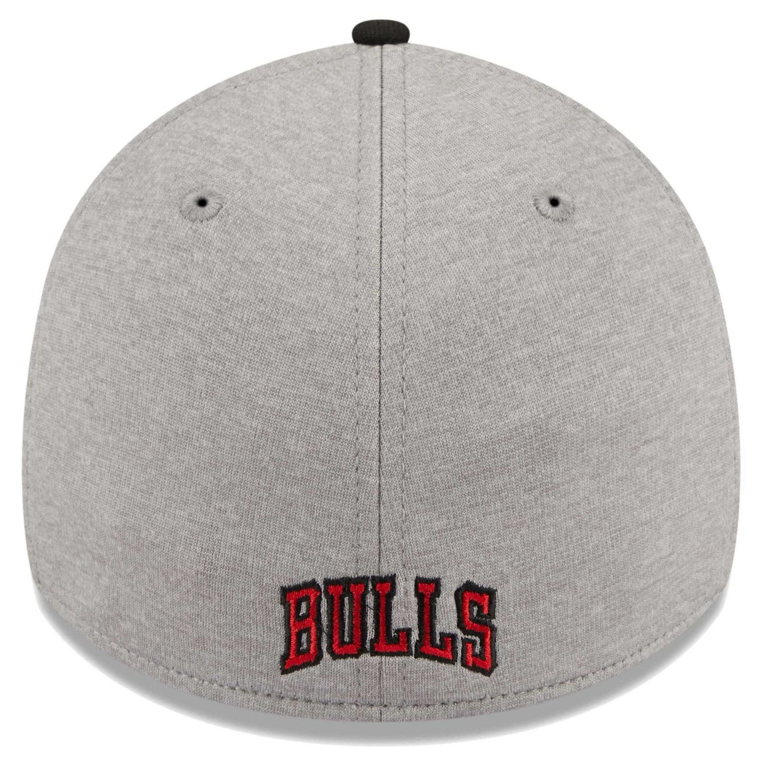 New Era Men s NBA Gray Black Chicago Bulls Striped 39THIRTY Flex Hat Gray Medium