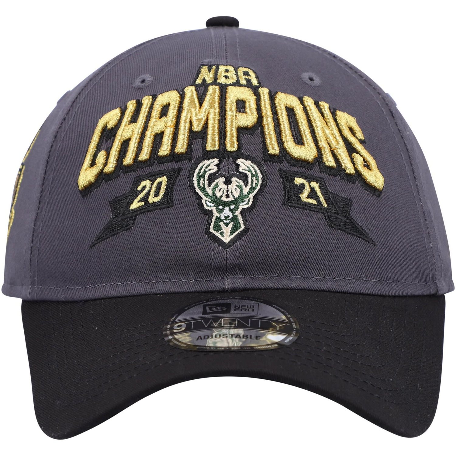 New Era / Milwaukee Bucks Champs Replica 9TWENTY Adjustable Hat - view number 2