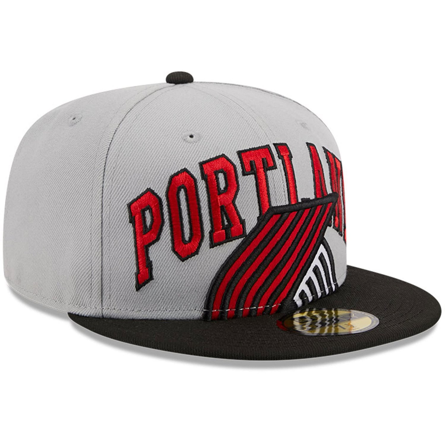 New Era / Portland Trail Blazers Tip-Off Two-Tone 59FIFTY Fitted Hat - view number 3