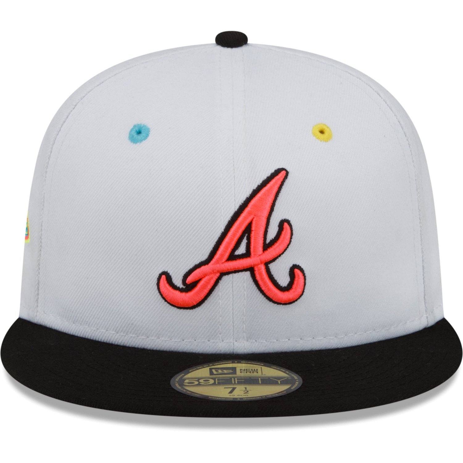 New Era /Black Atlanta Braves 1995 World Series Champions Neon Eye