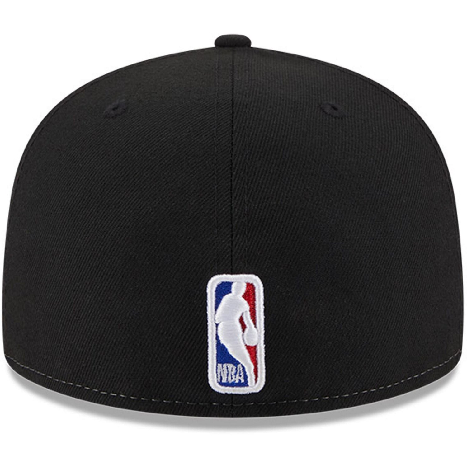 New Era /Black Brooklyn Nets Back Half 9FIFTY Fitted Hat - view number 4