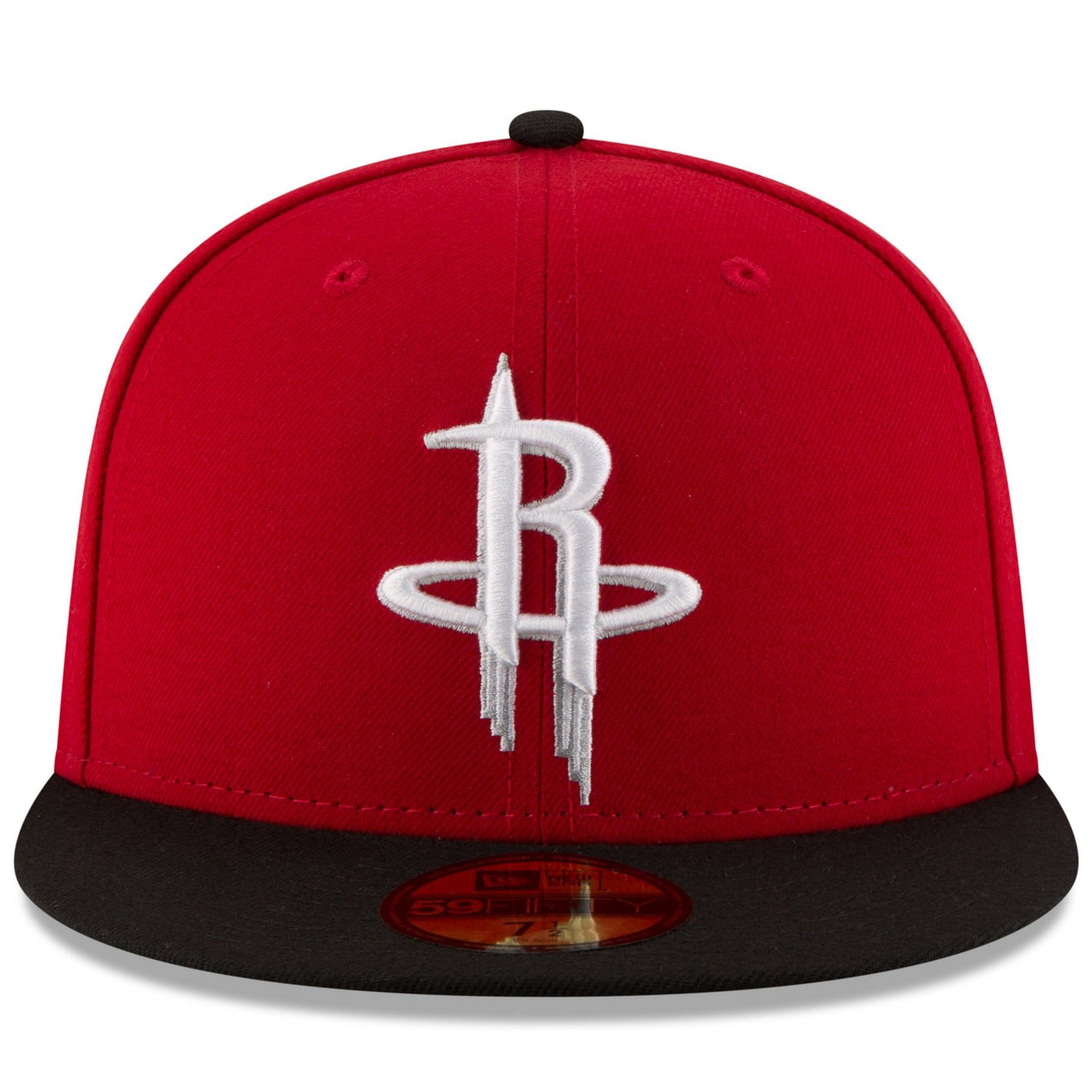 New Era /Black Houston Rockets Official Team Color 2Tone 59FIFTY Fitted Hat                                                      - view number 2