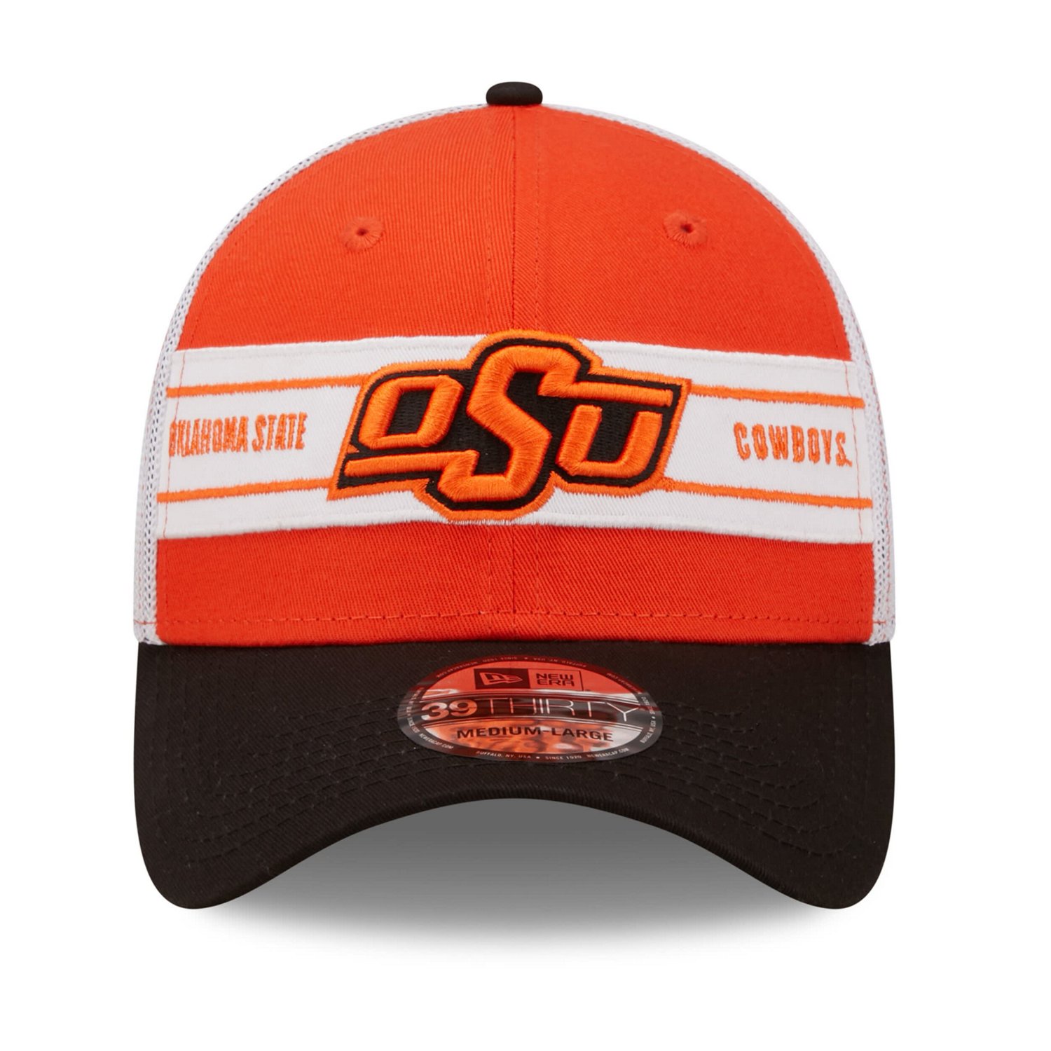 New Era /Black Oklahoma State Cowboys Banded 39THIRTY Flex Hat                                                                   - view number 2