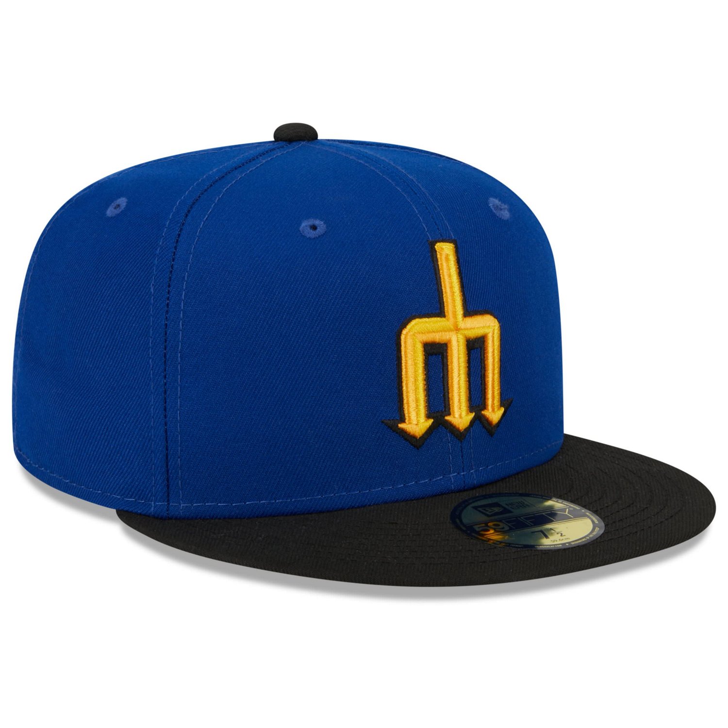 New Era /Black Seattle Mariners 2023 City Connect 59FIFTY Fitted Hat - view number 3