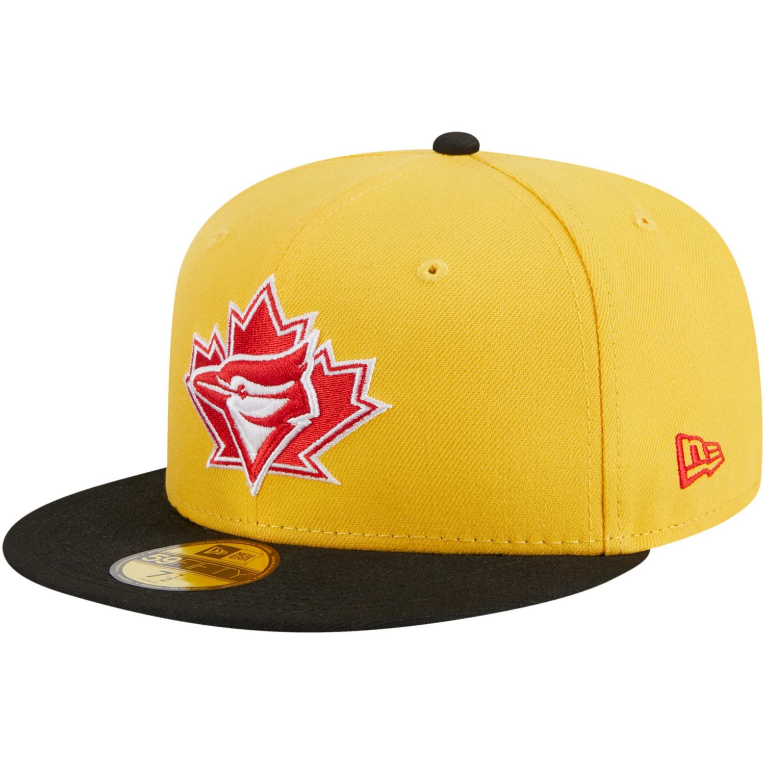 New Era /Black Toronto Blue Jays Grilled 59FIFTY Fitted Hat                                                                      - view number 3