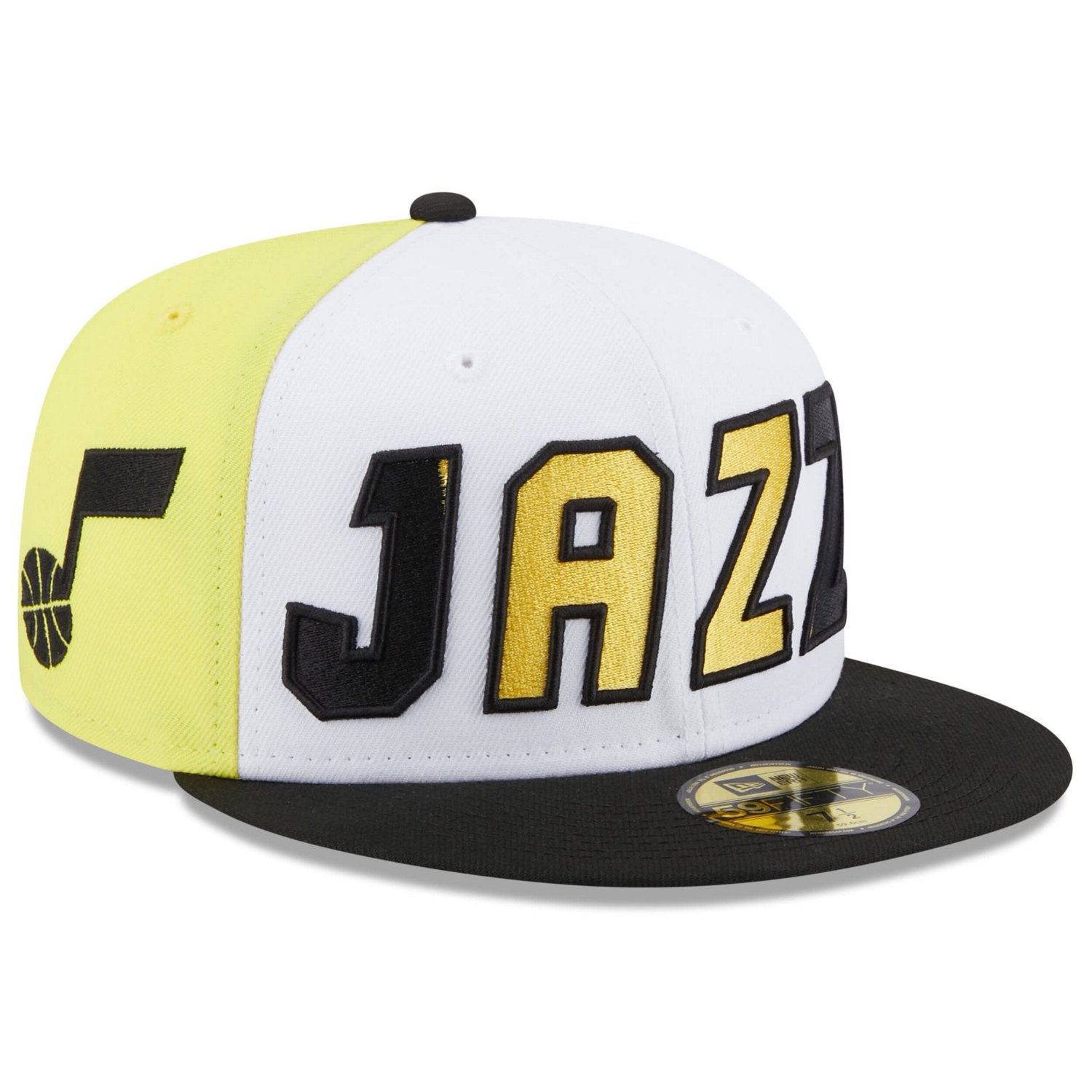 New Era /Black Utah Jazz Back Half 59FIFTY Fitted Hat Academy
