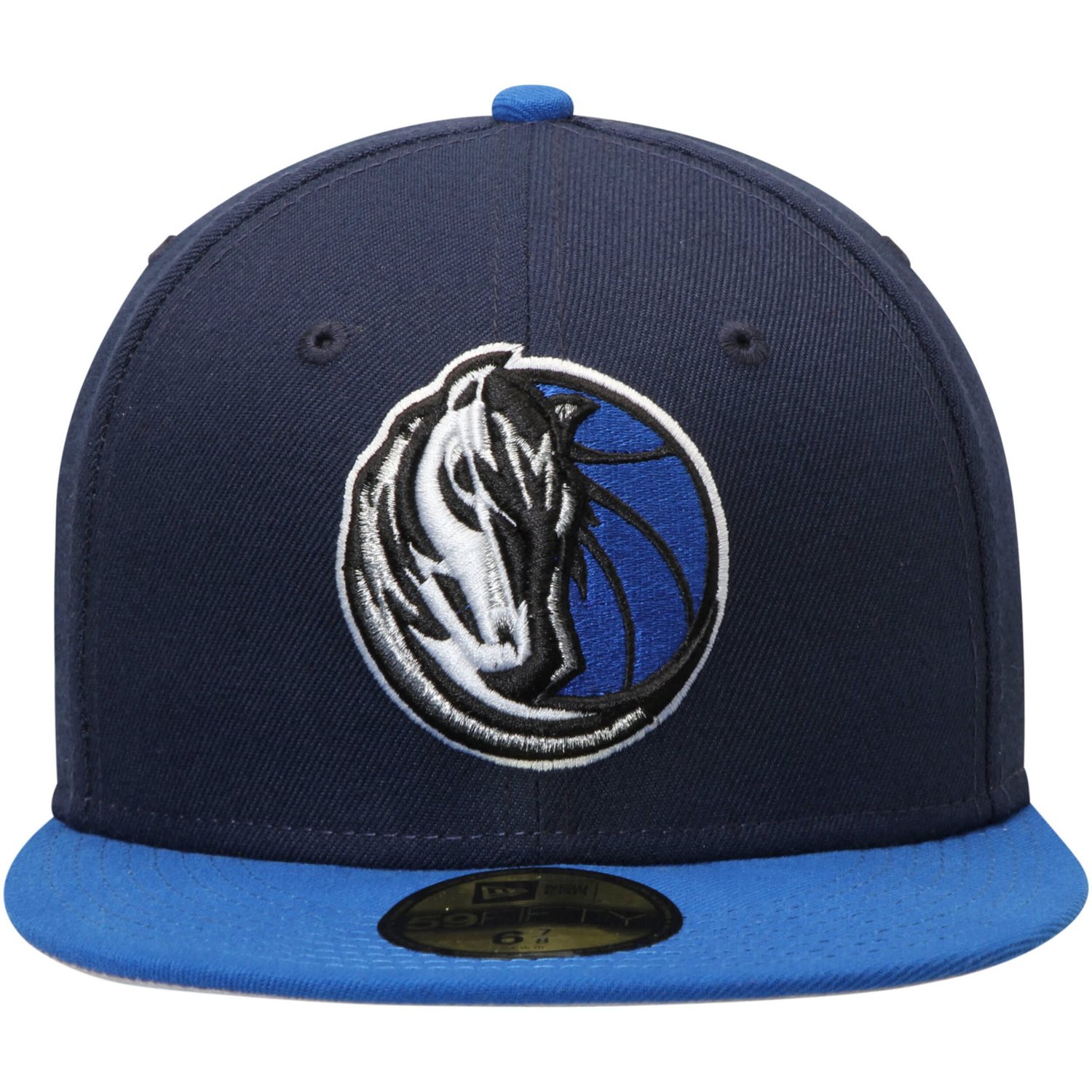 New Era /Blue Dallas Mavericks Official Team Color 2Tone 59FIFTY Fitted Hat - view number 2
