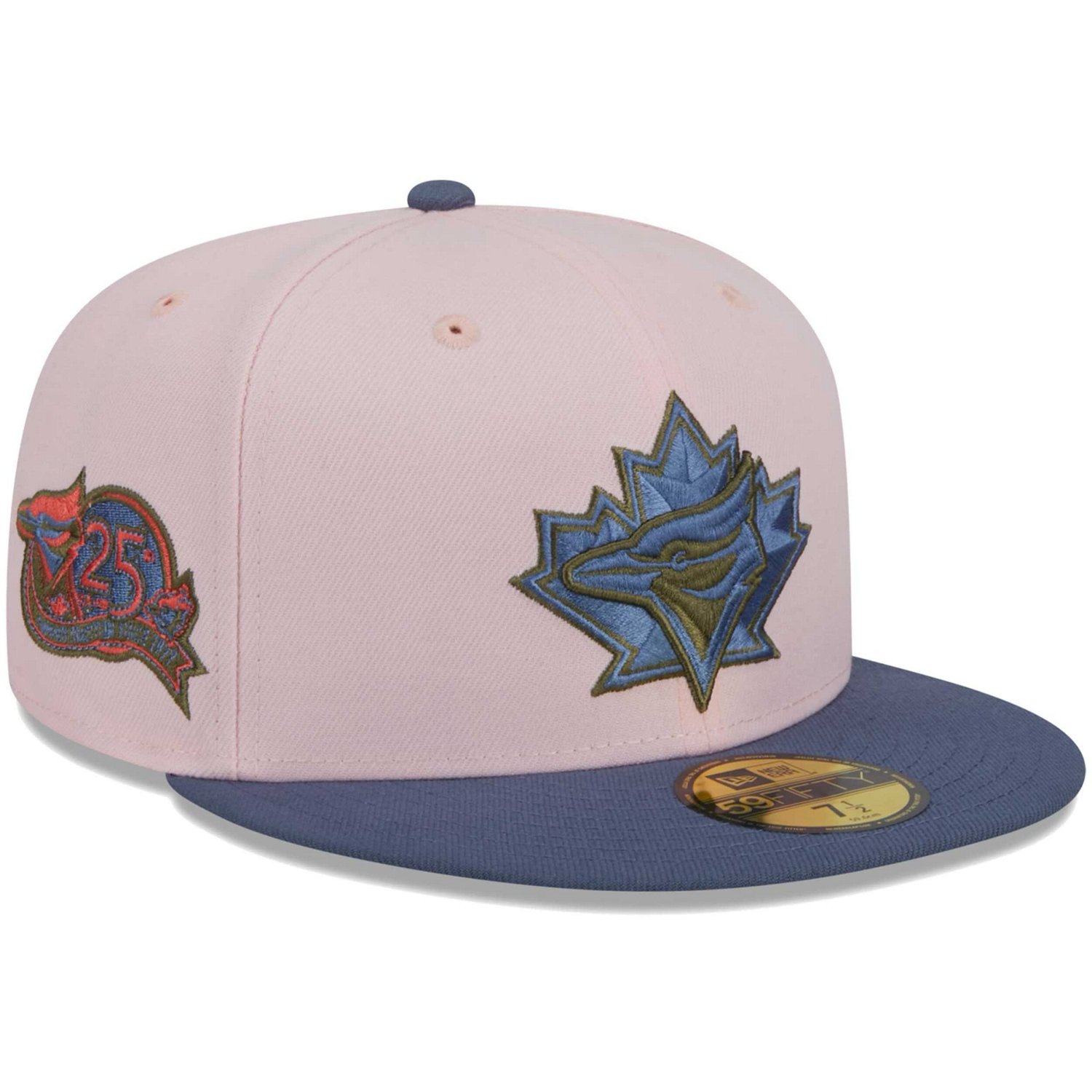 New Era /Blue Toronto Blue Jays Olive Undervisor 59FIFTY Fitted Hat