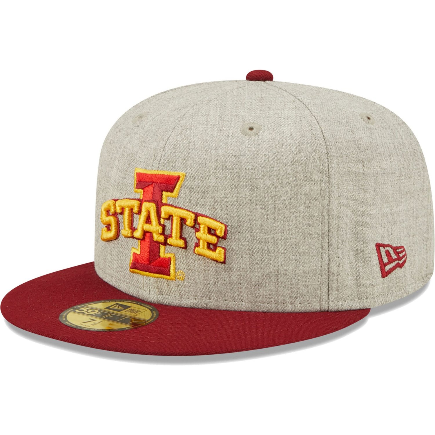 New Era /Cardinal Iowa State Cyclones Patch 59FIFTY Fitted Hat - view number 3