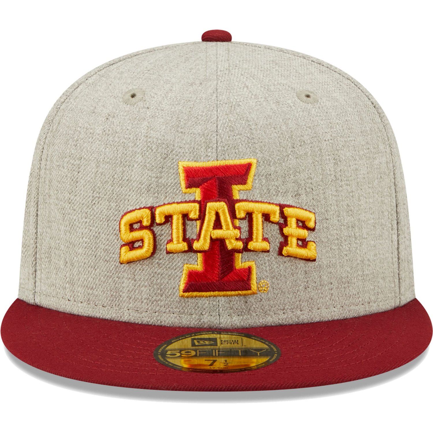 New Era /Cardinal Iowa State Cyclones Patch 59FIFTY Fitted Hat - view number 2