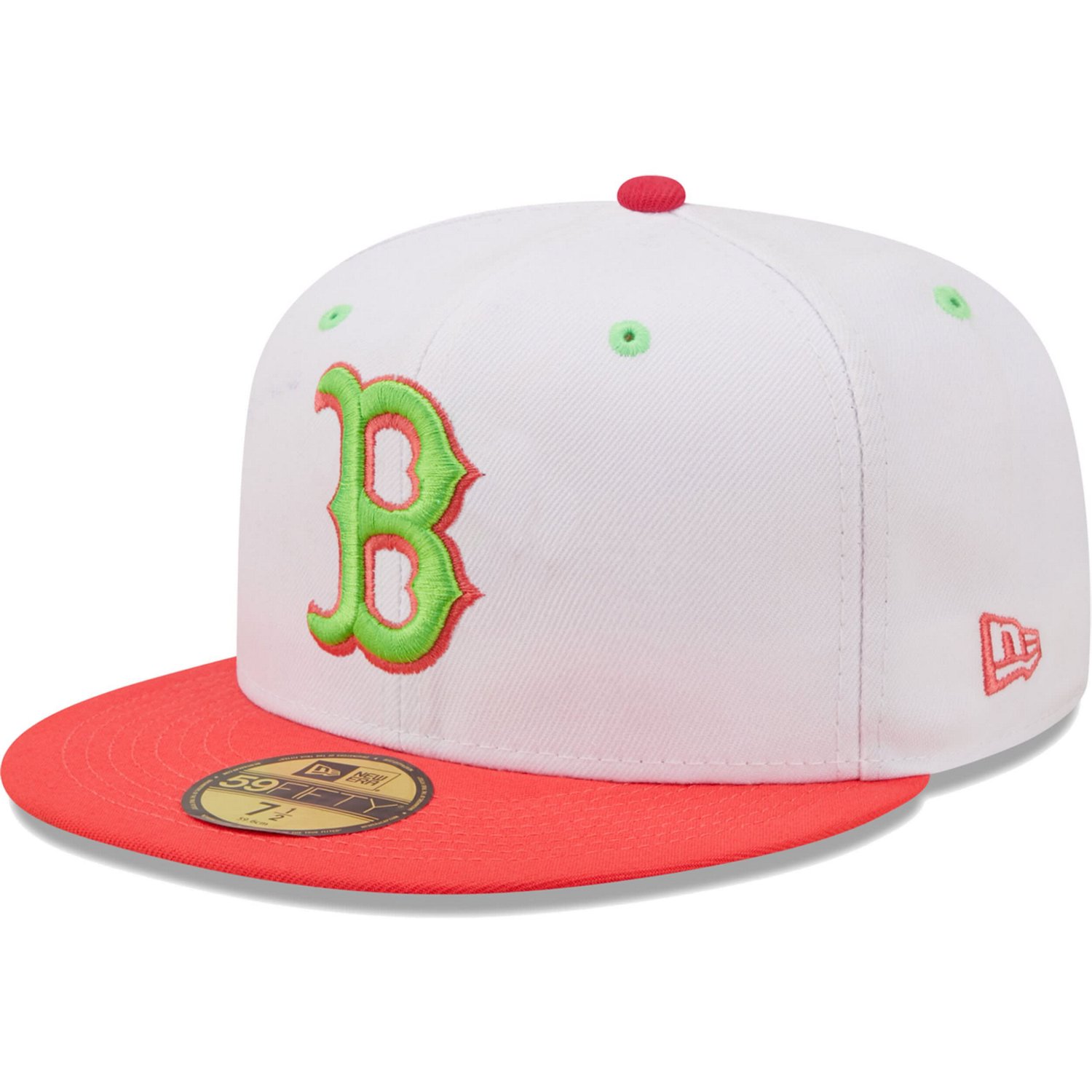 New Era /Coral Boston Red Sox 2004 World Series Strawberry Lolli 59FIFTY Fitted Hat                                              - view number 3