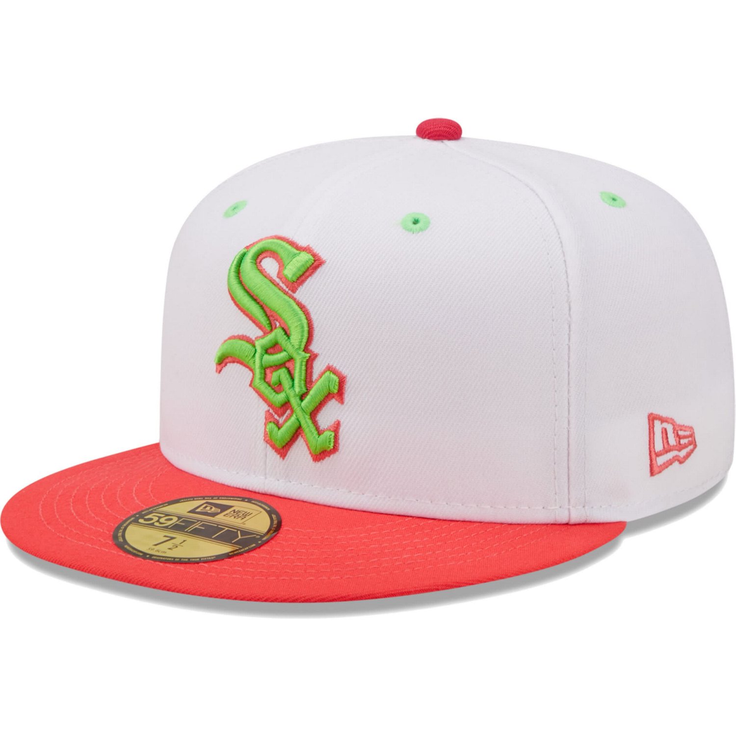 New Era /Coral Chicago Sox 2003 MLB All-Star Game Strawberry Lolli 59FIFTY Fitted Hat                                            - view number 3