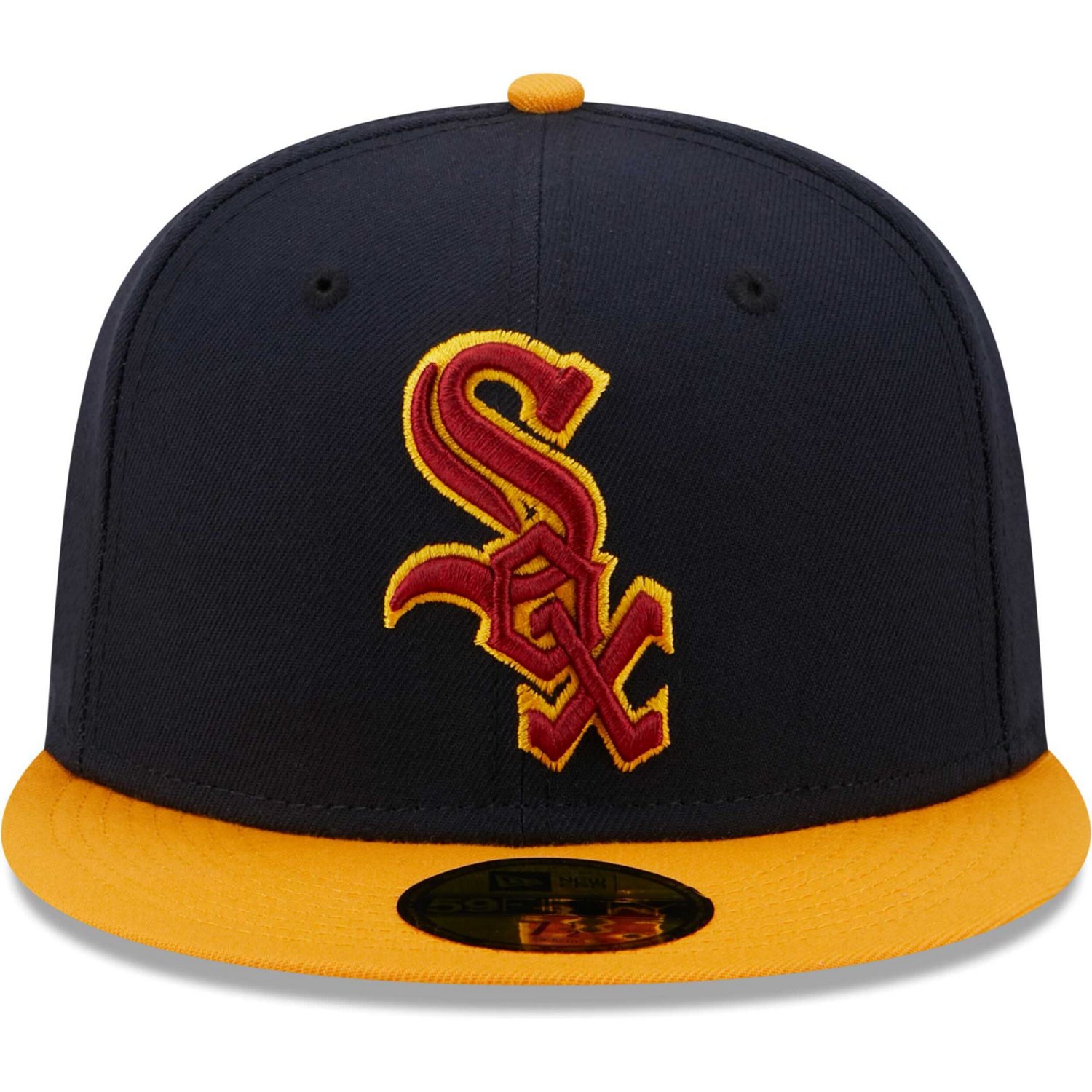 New Era /Gold Chicago White Sox Primary Logo 59FIFTY Fitted Hat