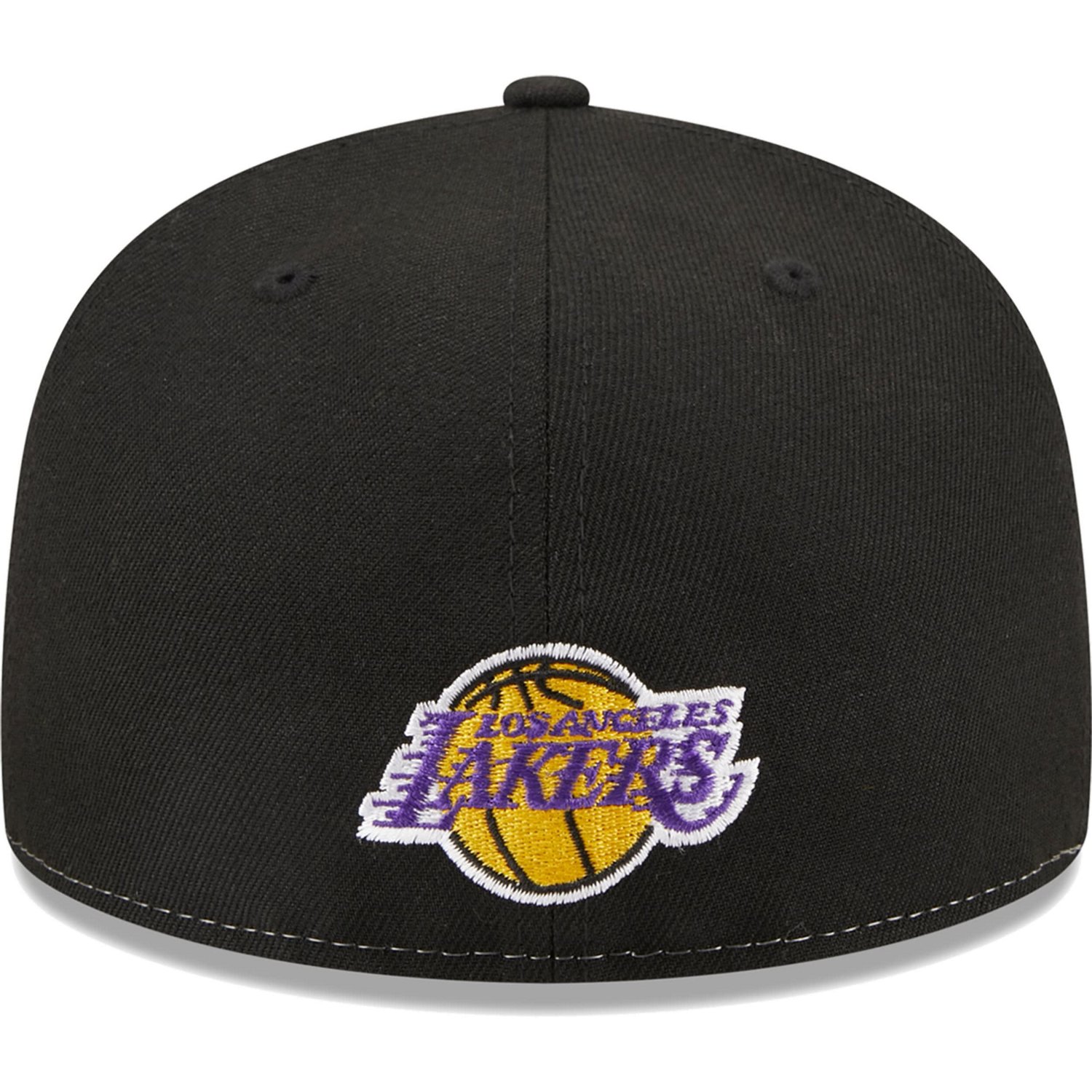 New Era /Gold Los Angeles Lakers Pop Front 59FIFTY Fitted Hat - view number 4