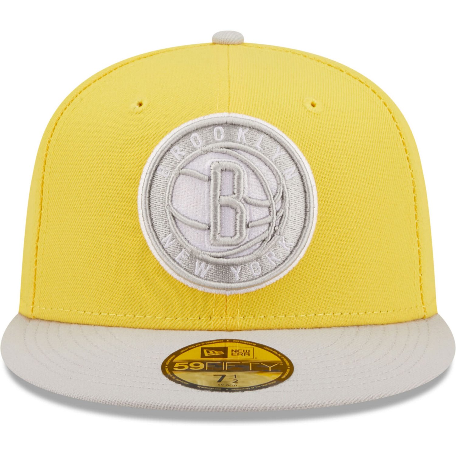 New Era /Gray Brooklyn Nets Color Pack 59FIFTY Fitted Hat - view number 2