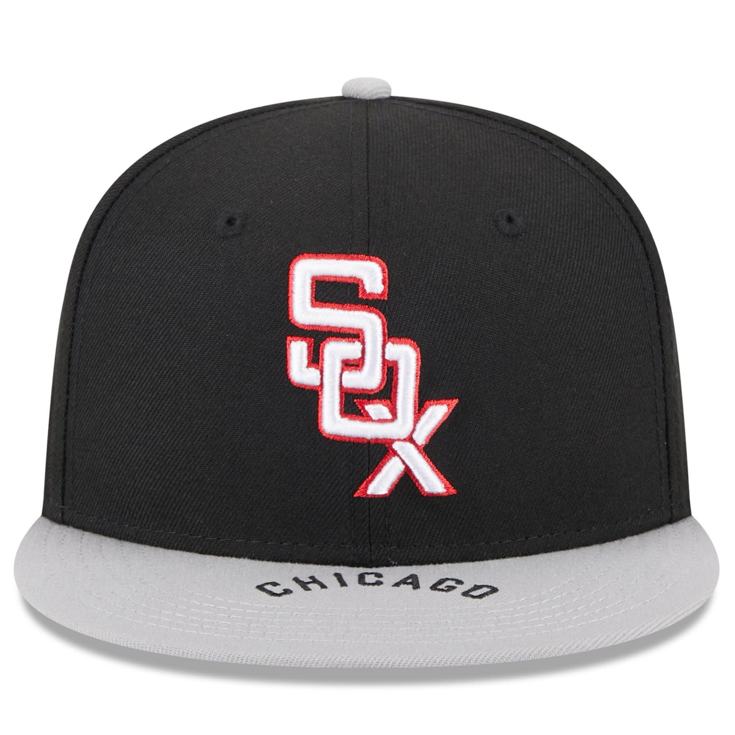 New Era /Gray Chicago White Sox On Deck 59FIFTY Fitted Hat                                                                       - view number 2