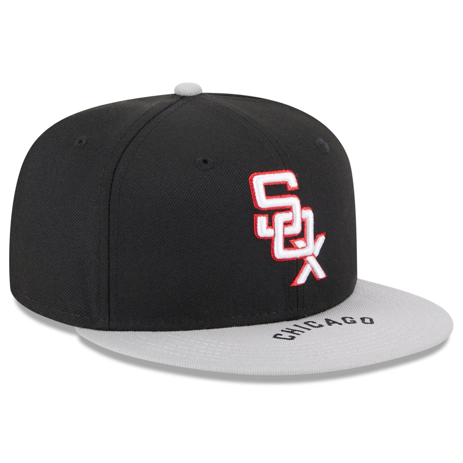 New Era /Gray Chicago White Sox On Deck 59FIFTY Fitted Hat                                                                       - view number 3