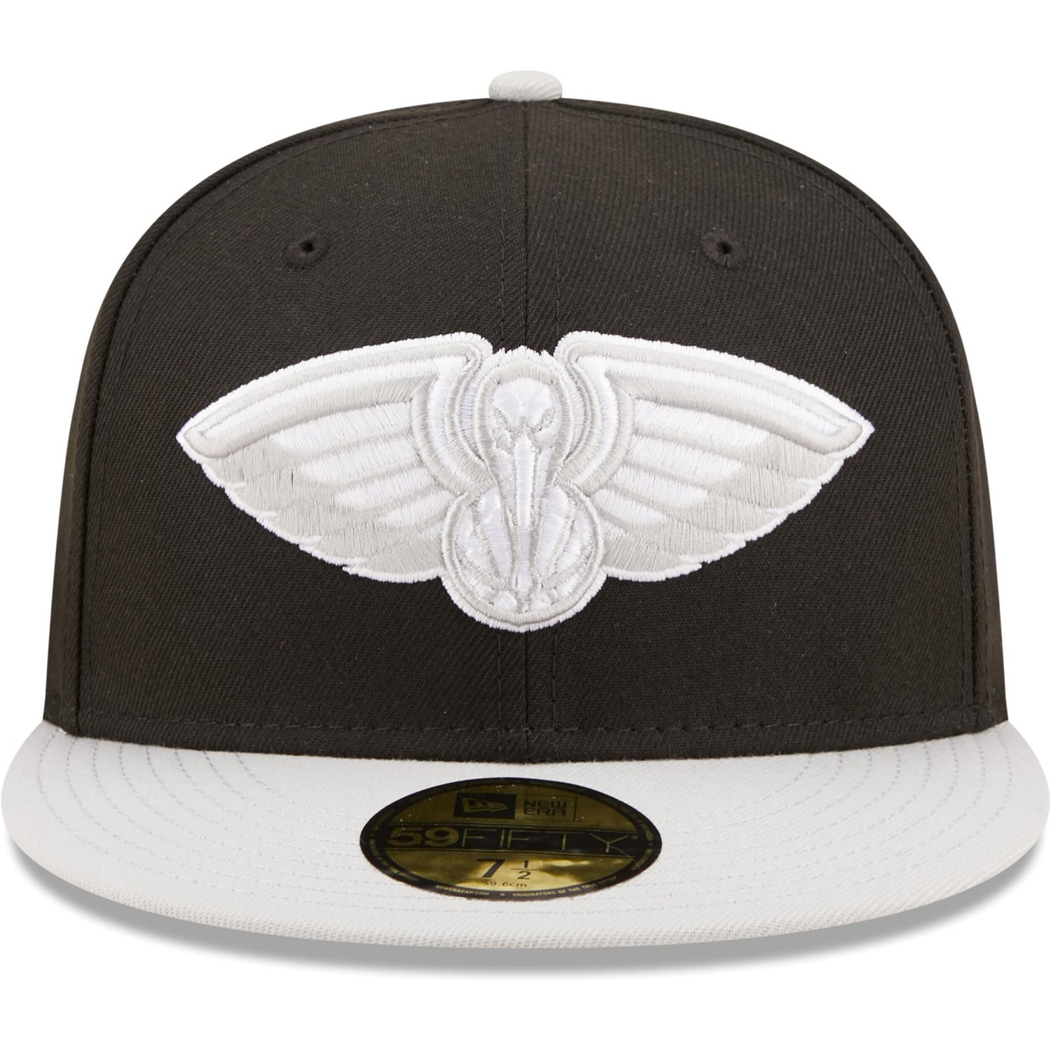 New Era /Gray New Orleans Pelicans Two-Tone Color Pack 59FIFTY Fitted Hat                                                        - view number 2