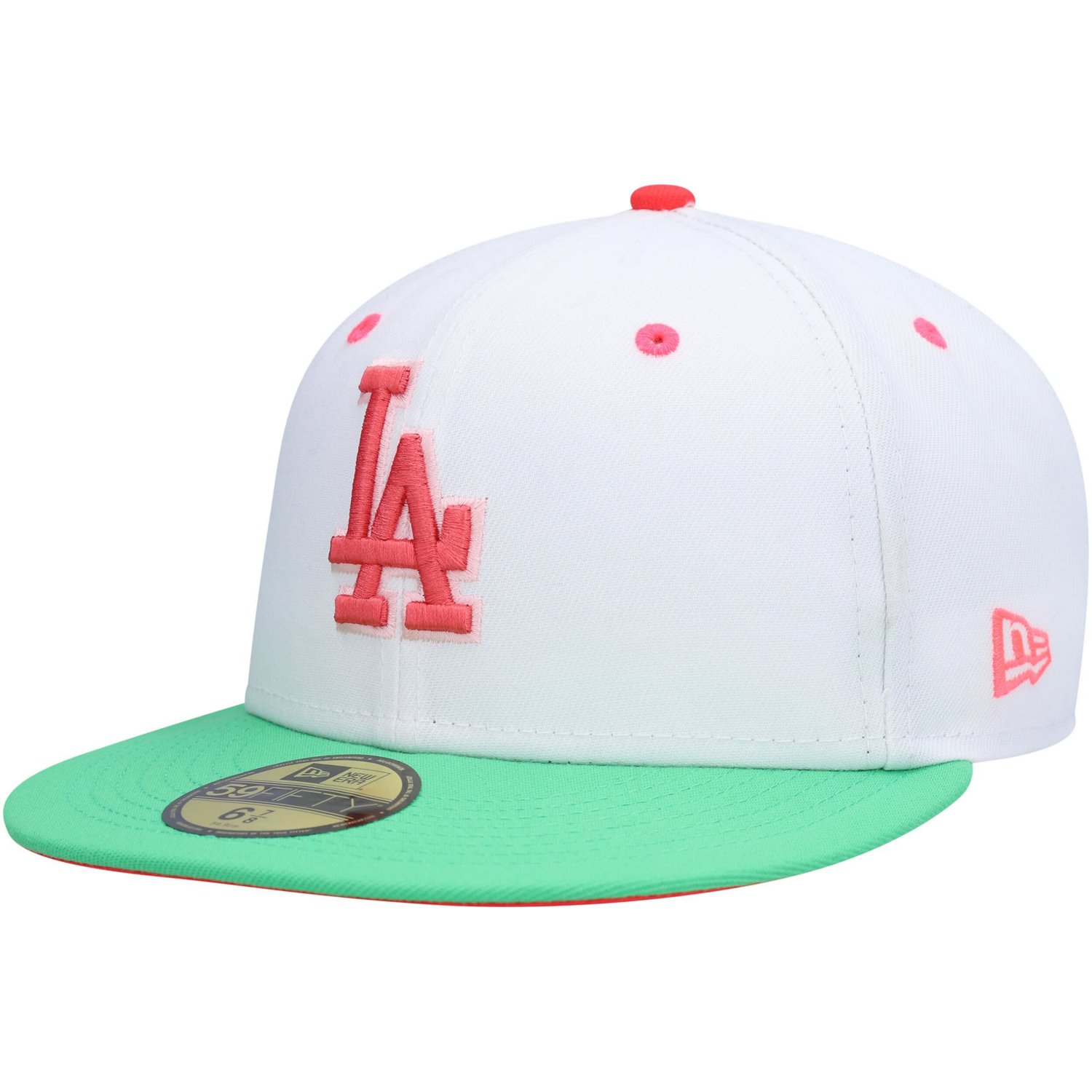 New Era /Green Los Angeles Dodgers Watermelon Lolli 59FIFTY Fitted Hat - view number 3