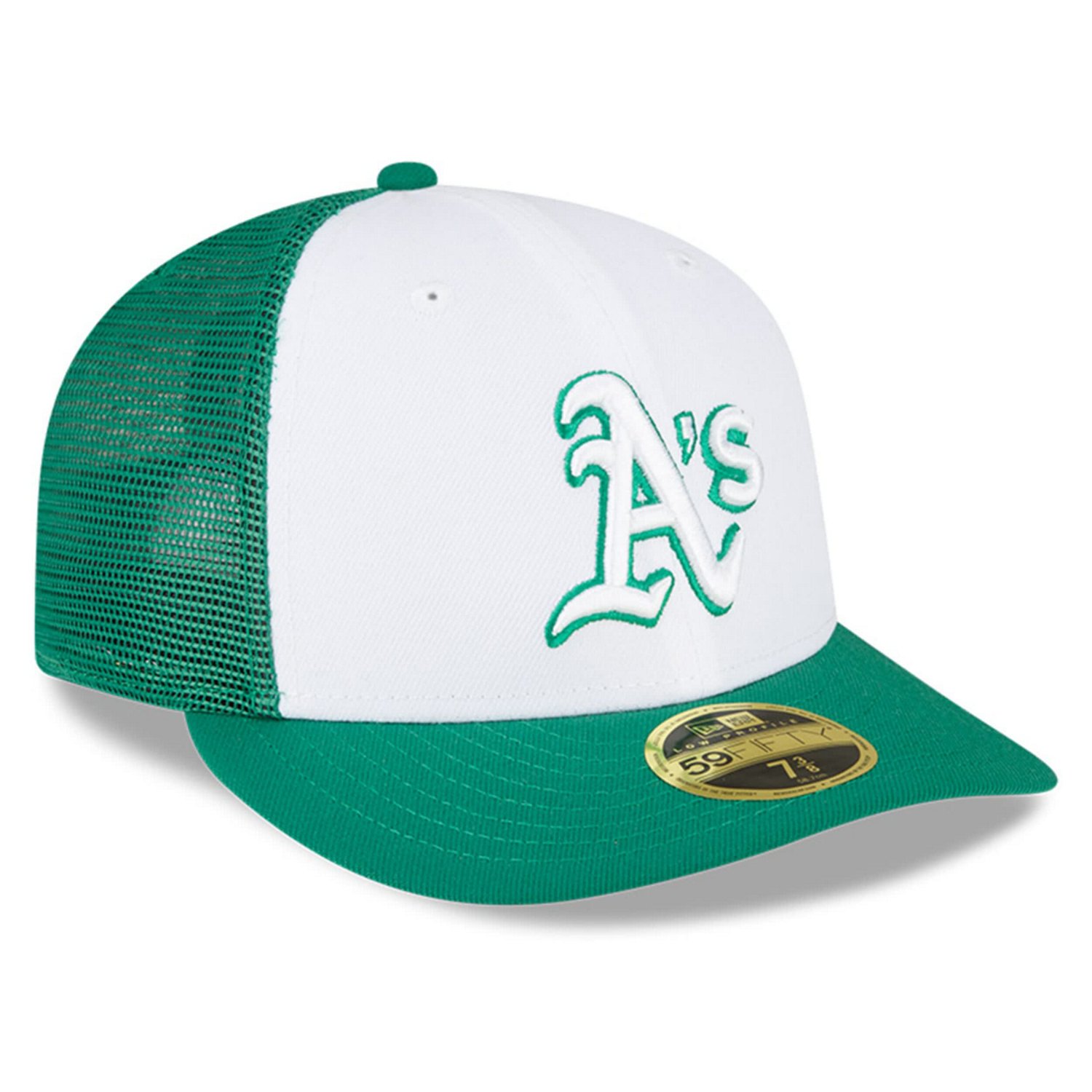 New Era /Green Oakland Athletics 2023 On-Field Batting Practice Low Profile 59FIFTY Fitted Hat