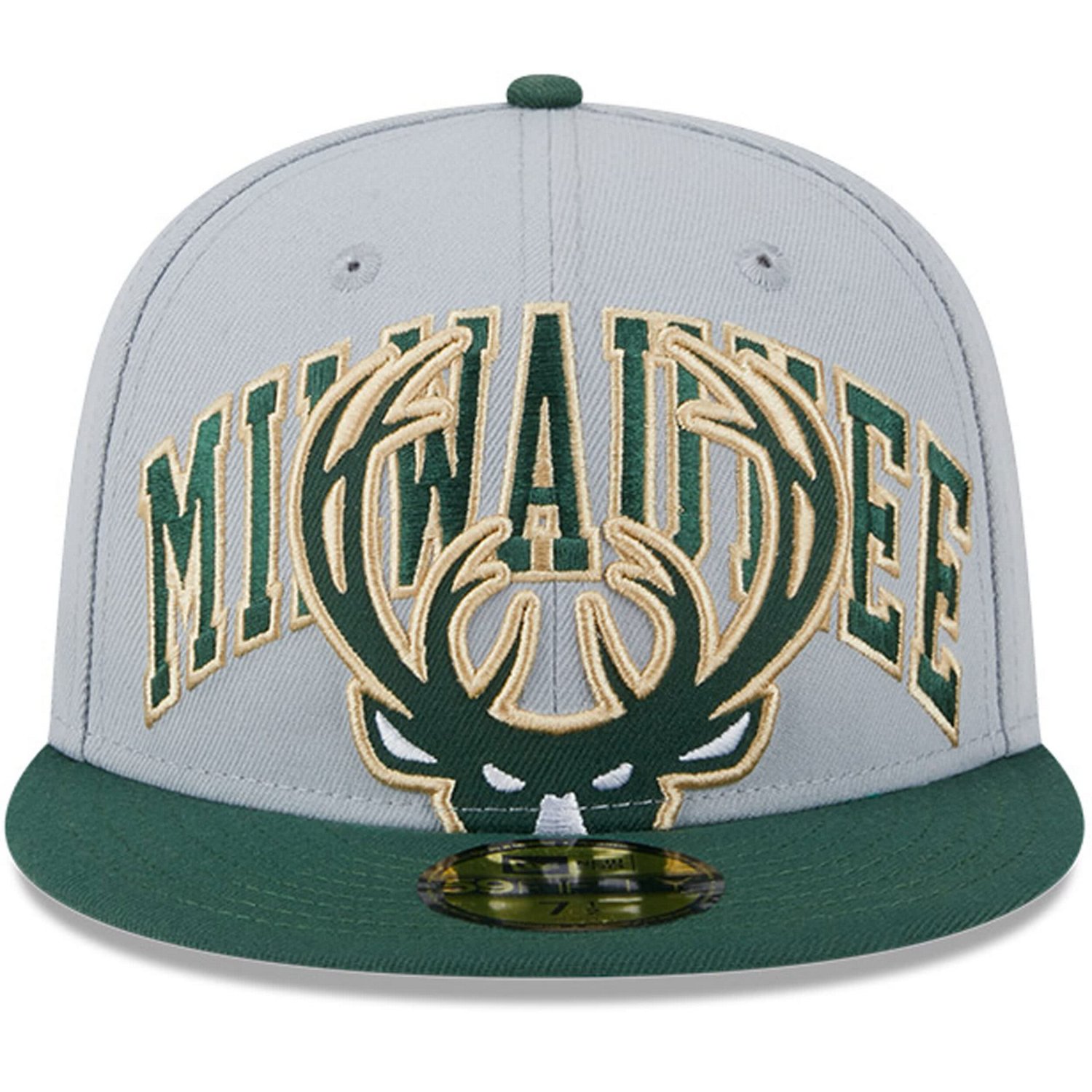 New Era /Hunter Milwaukee Bucks Tip-Off Two-Tone 59FIFTY Fitted Hat